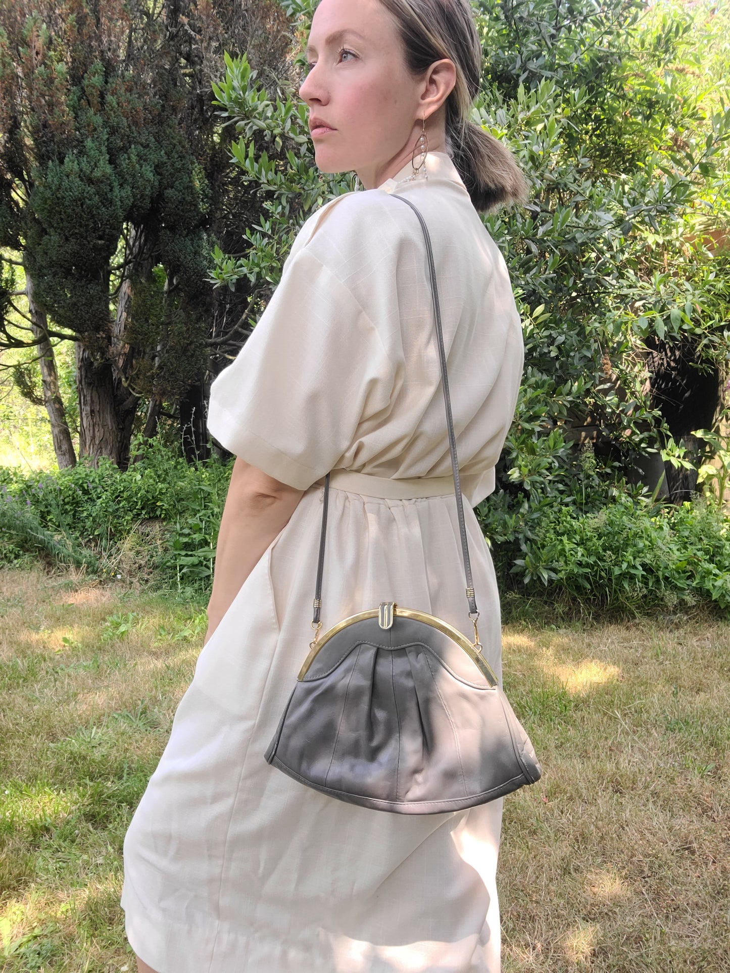 The Sophia Vintage Leather Crossbody Bag