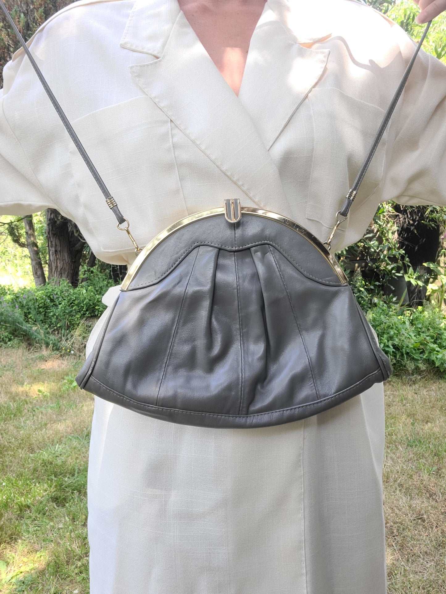 The Sophia Vintage Leather Crossbody Bag