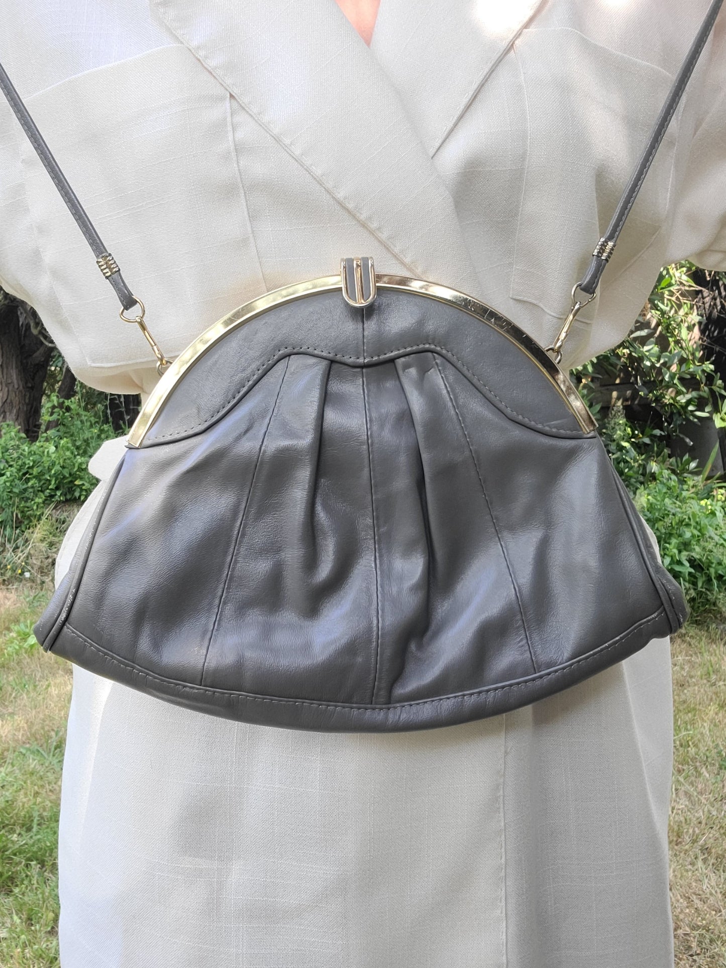 The Sophia Vintage Leather Crossbody Bag