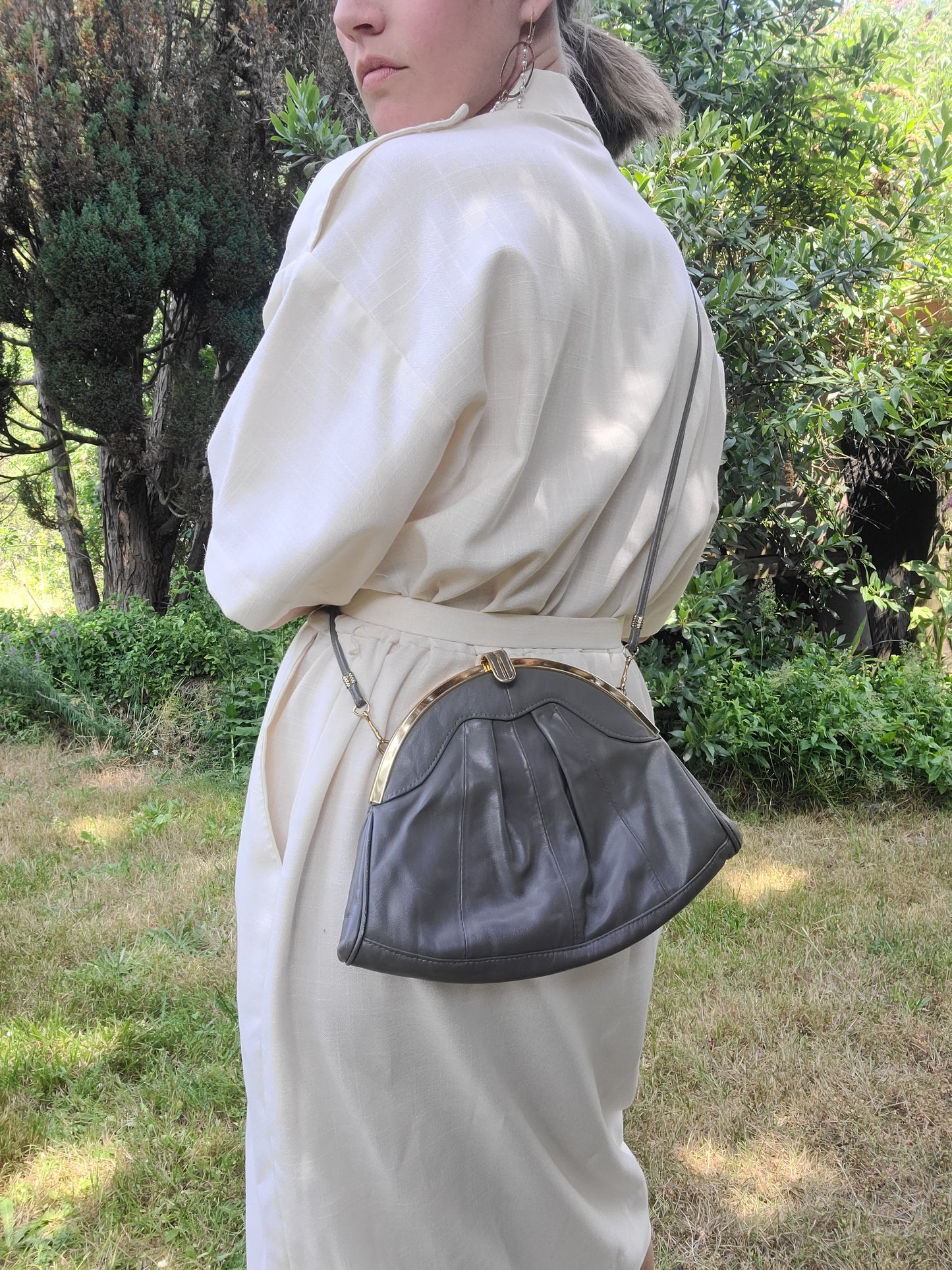 The Sophia Vintage Leather Crossbody Bag