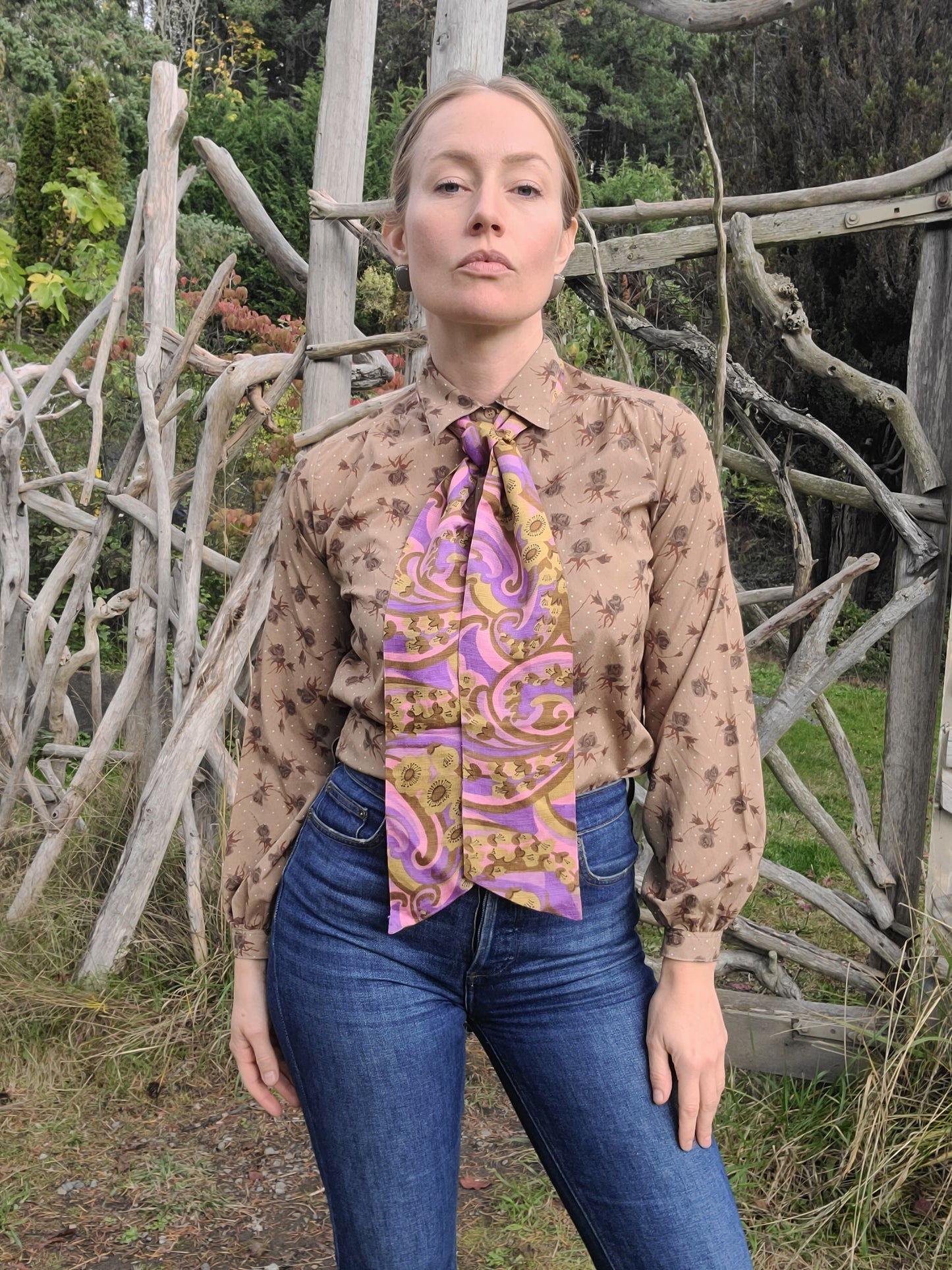 The Gothic Rose Vintage Blouse XS