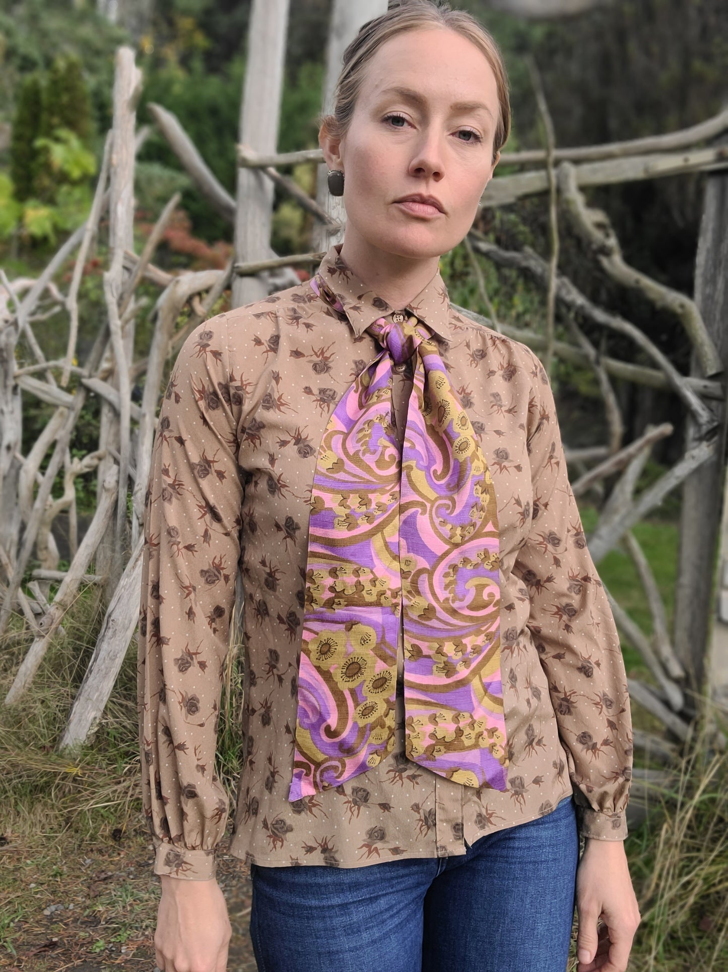The Gothic Rose Vintage Blouse XS