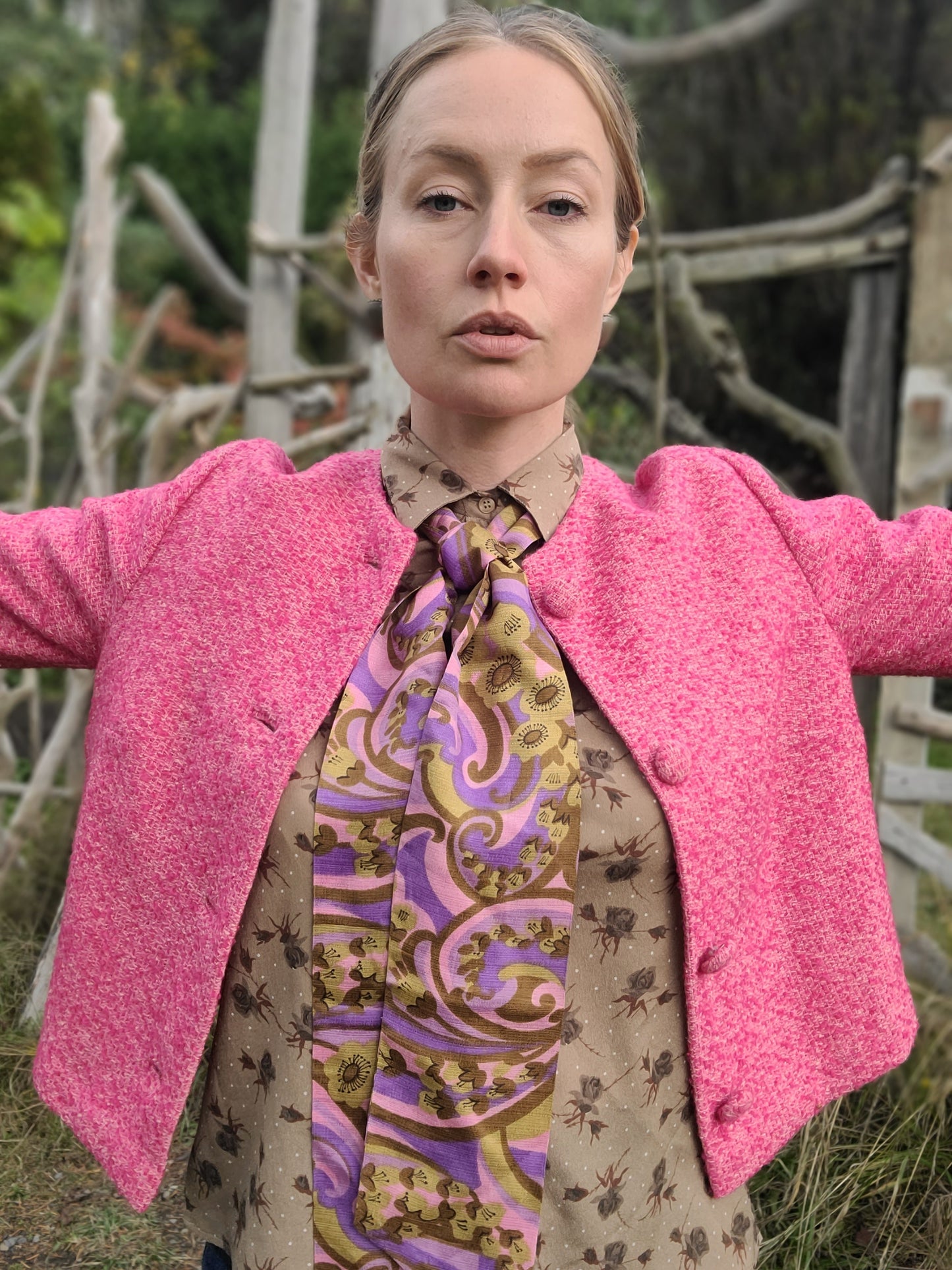 The Gothic Rose Vintage Blouse XS