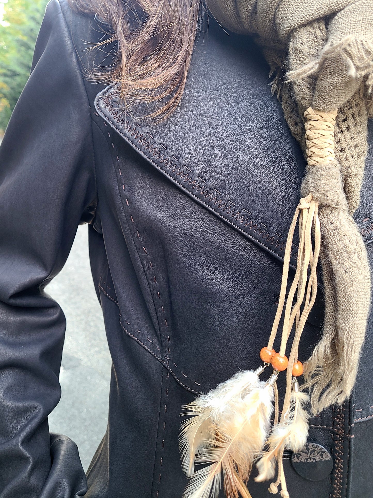The Bohemian Feather Scarf by Free People