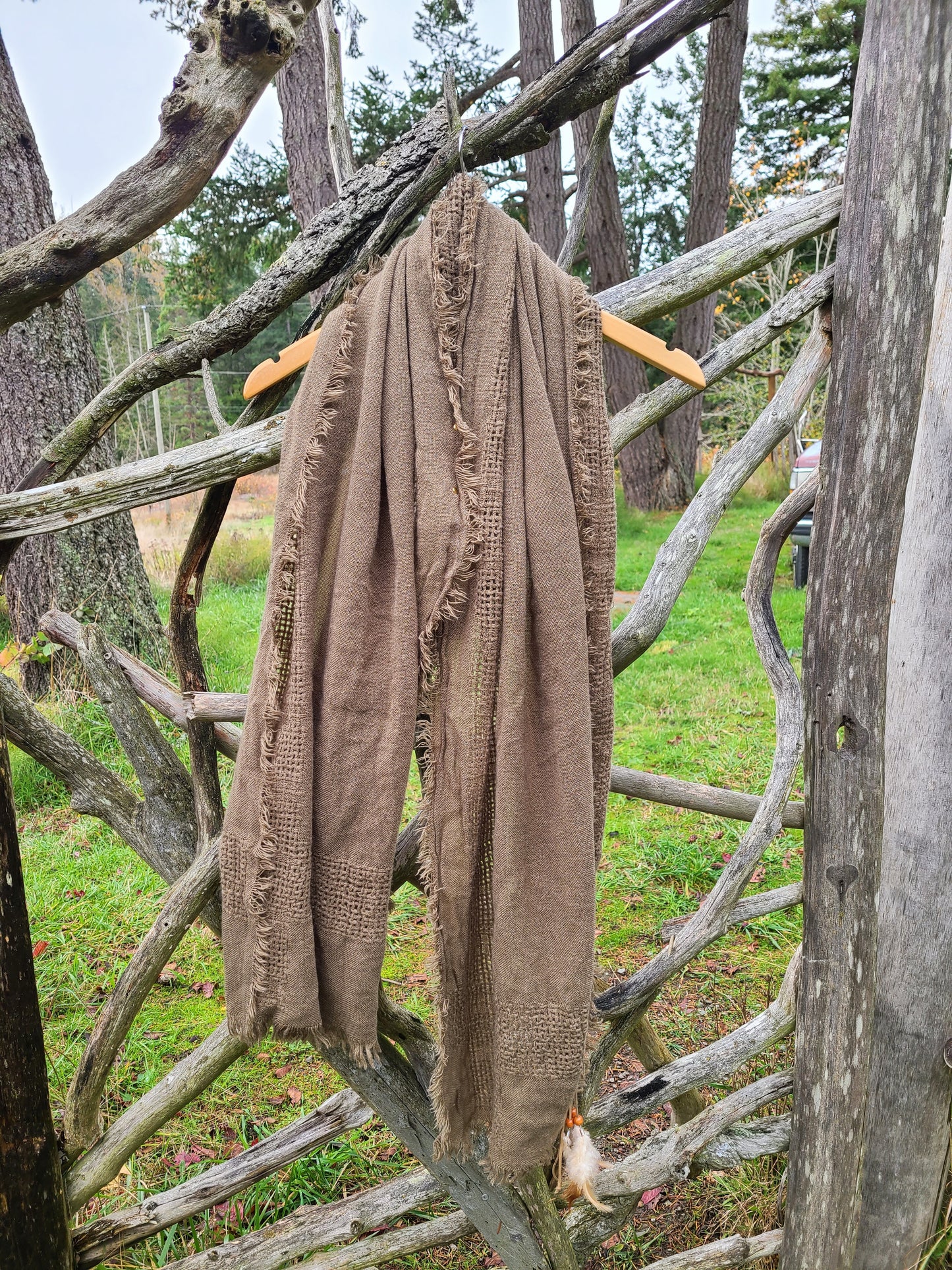 The Bohemian Feather Scarf by Free People