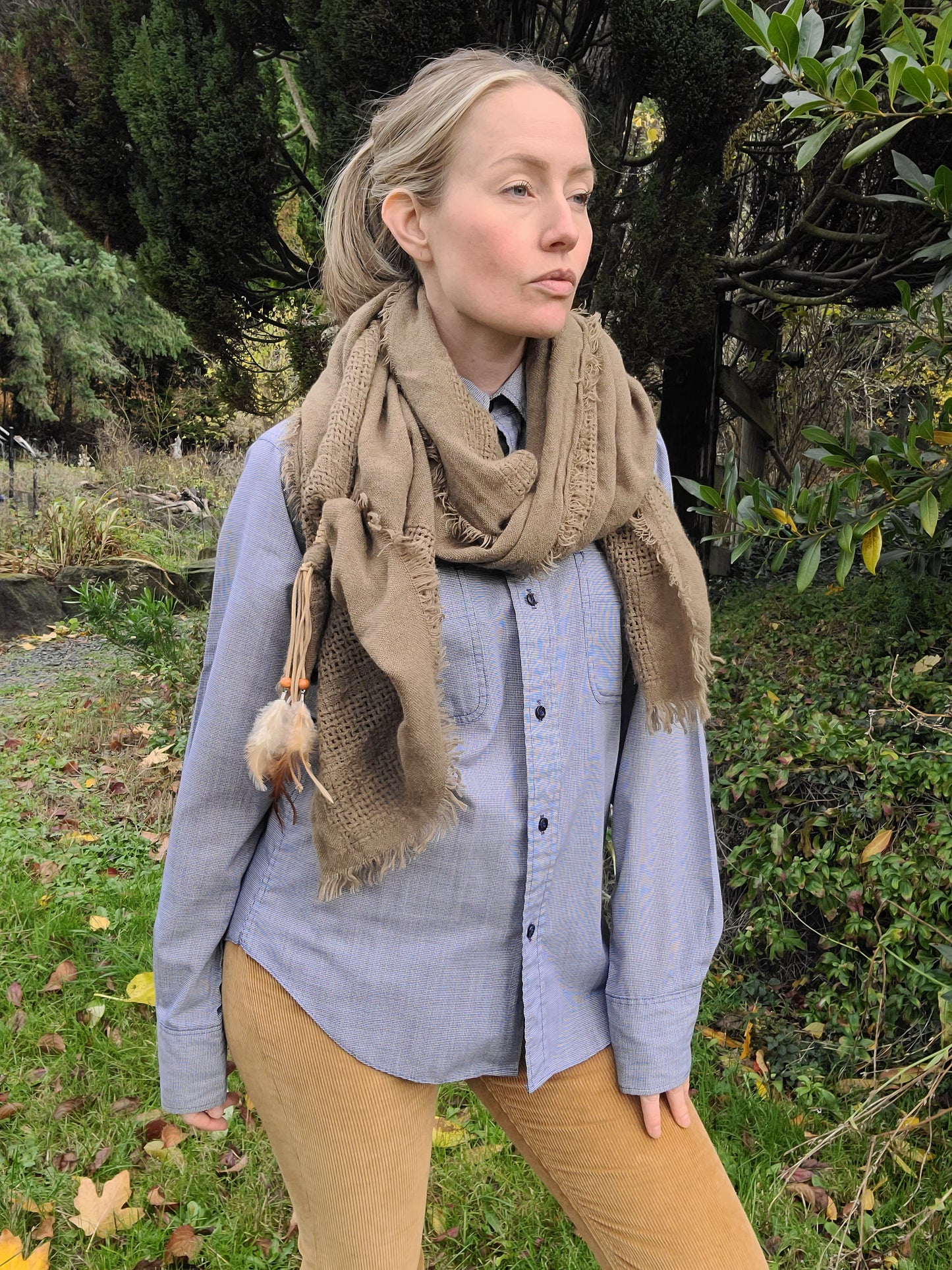 The Bohemian Feather Scarf by Free People