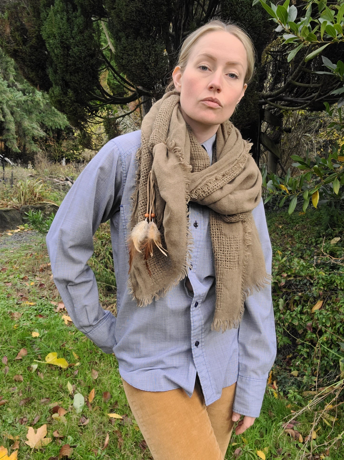 The Bohemian Feather Scarf by Free People