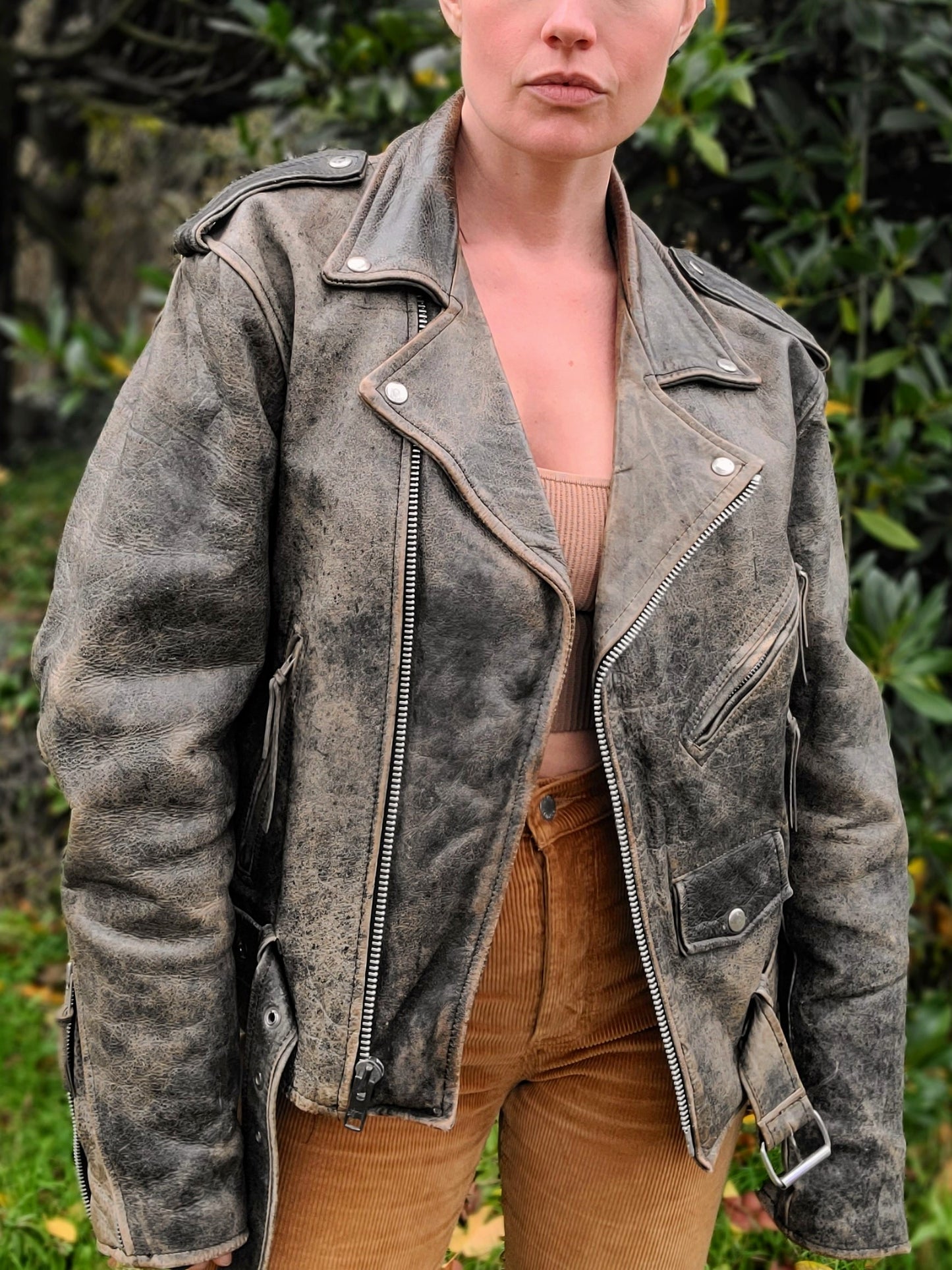 The Washed Out Moto Jacket