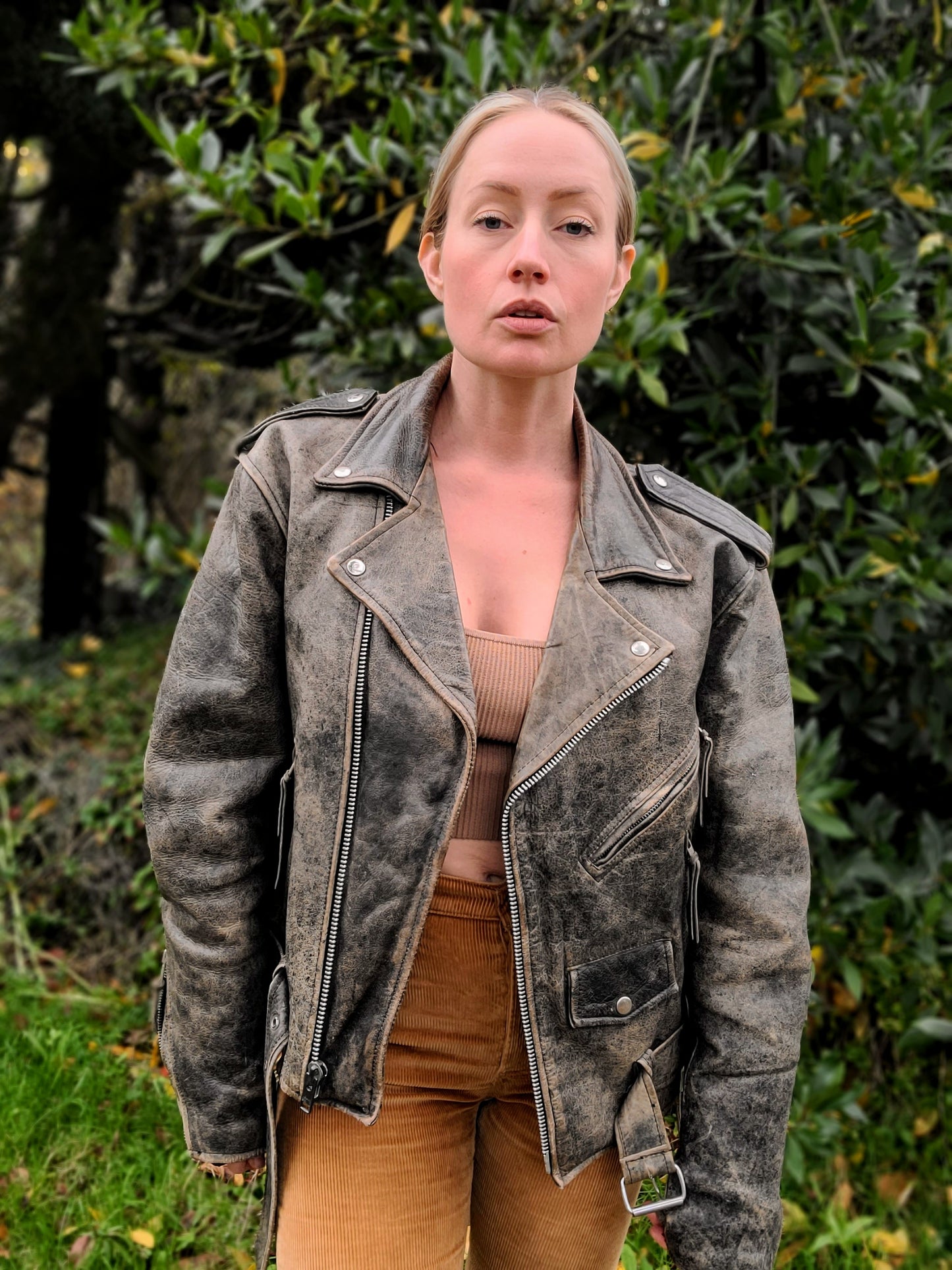 The Washed Out Moto Jacket