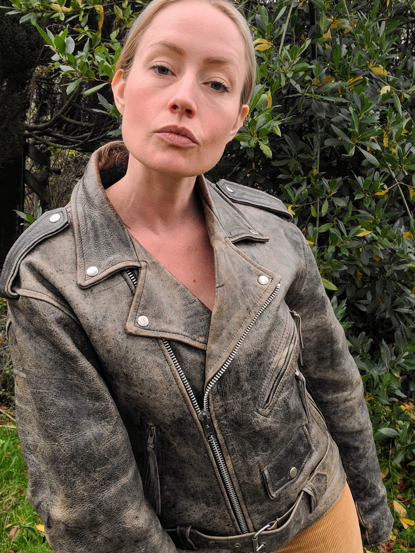 The Washed Out Moto Jacket