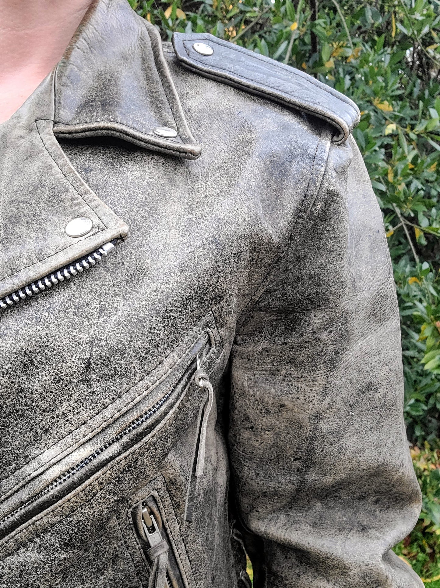 The Washed Out Moto Jacket