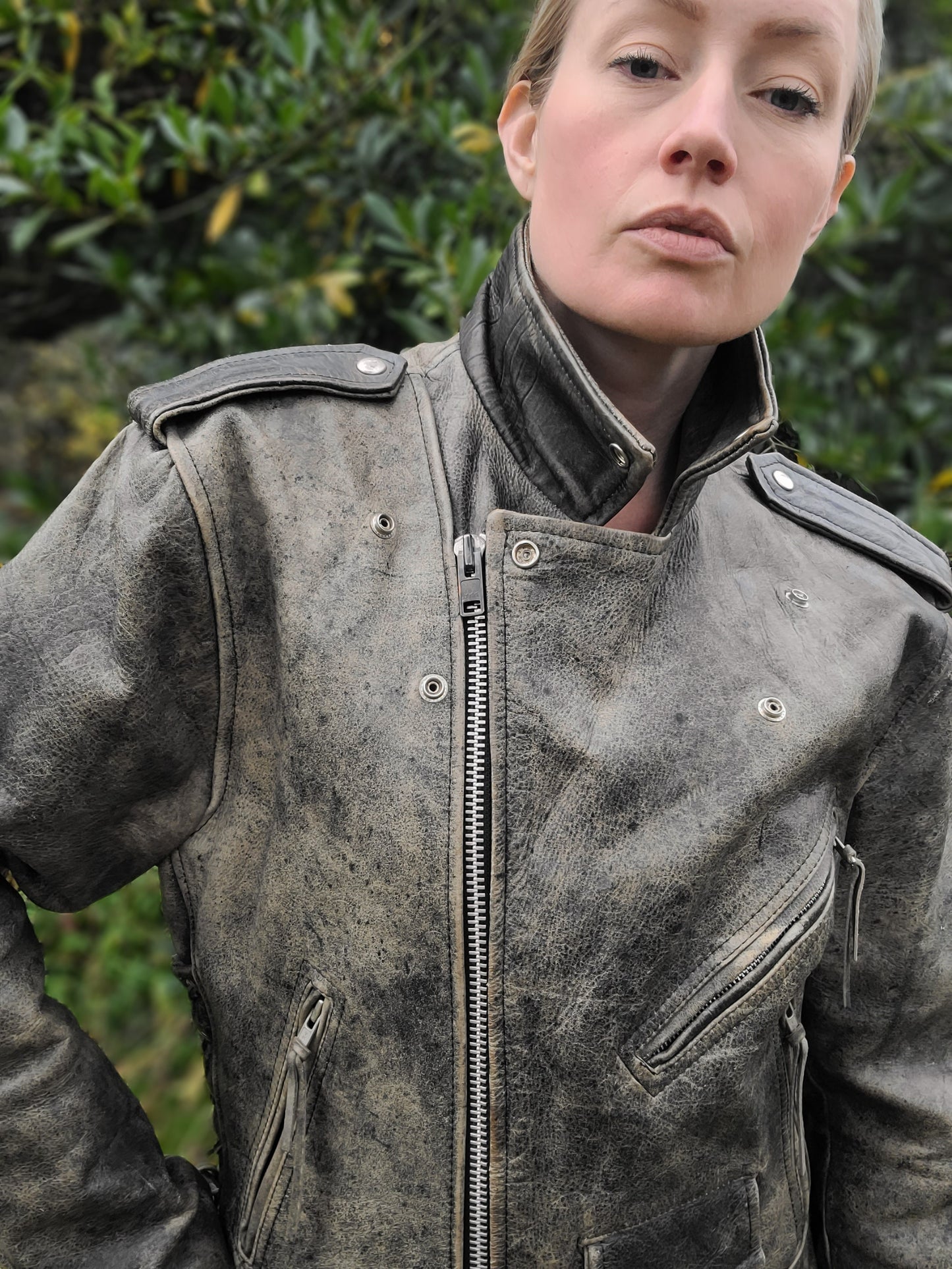 The Washed Out Moto Jacket