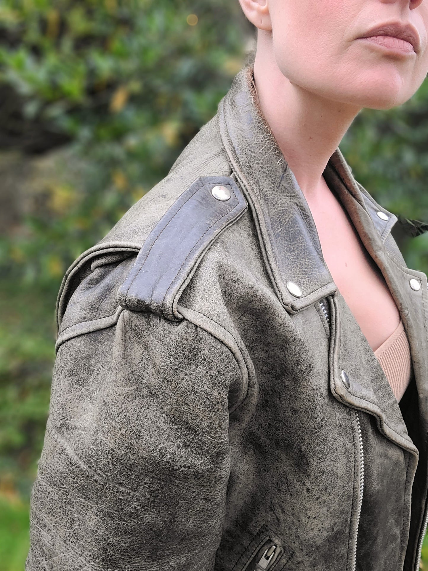 The Washed Out Moto Jacket