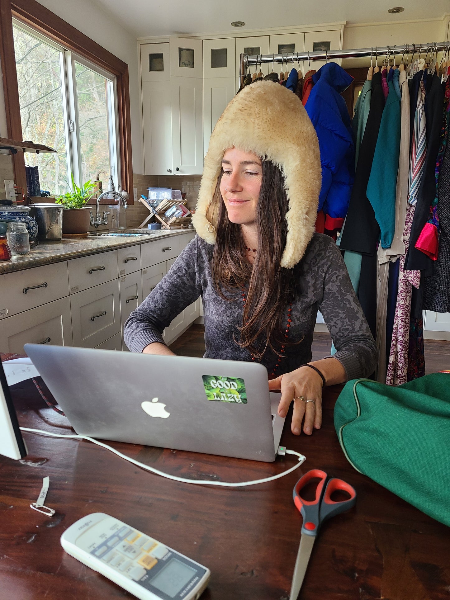 The Sheepskin Space Helmet