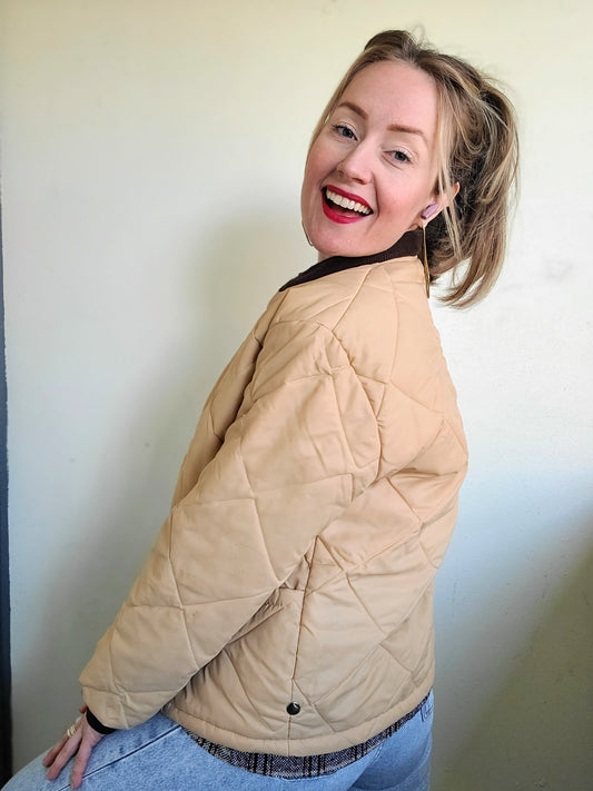 The Frigid Master French Canadian Quilted Vintage Puffer L-XL