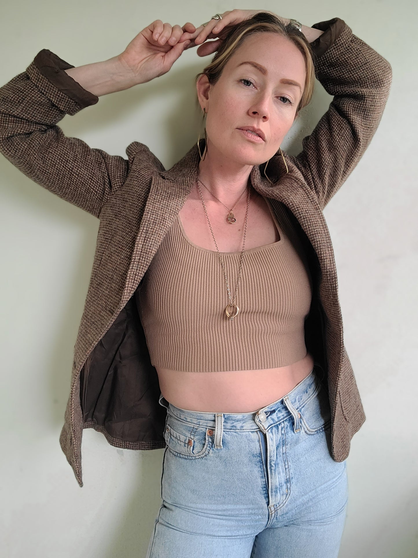 The Tweedy Bird Vintage 70s Womens Blazer S