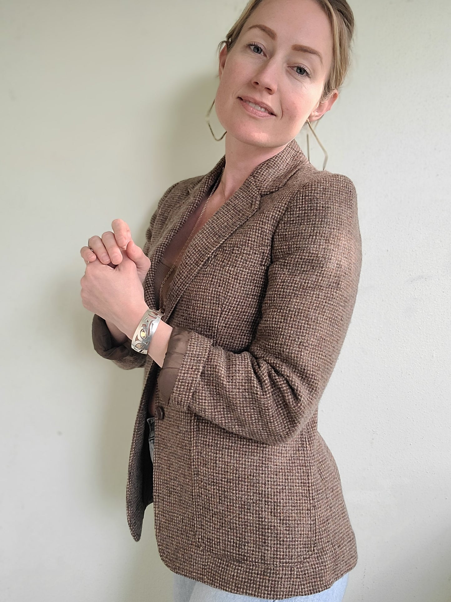The Tweedy Bird Vintage 70s Womens Blazer S