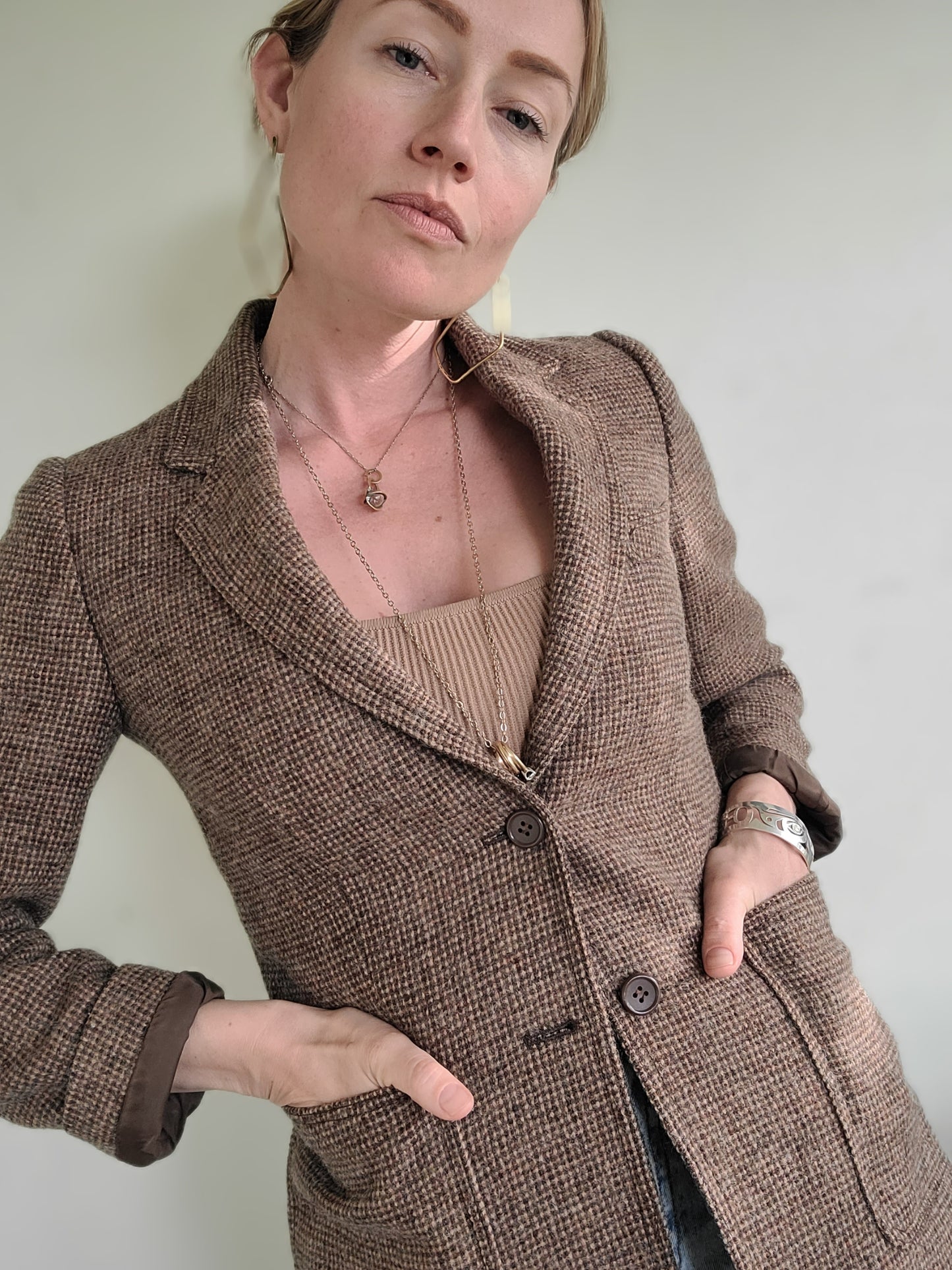 The Tweedy Bird Vintage 70s Womens Blazer S