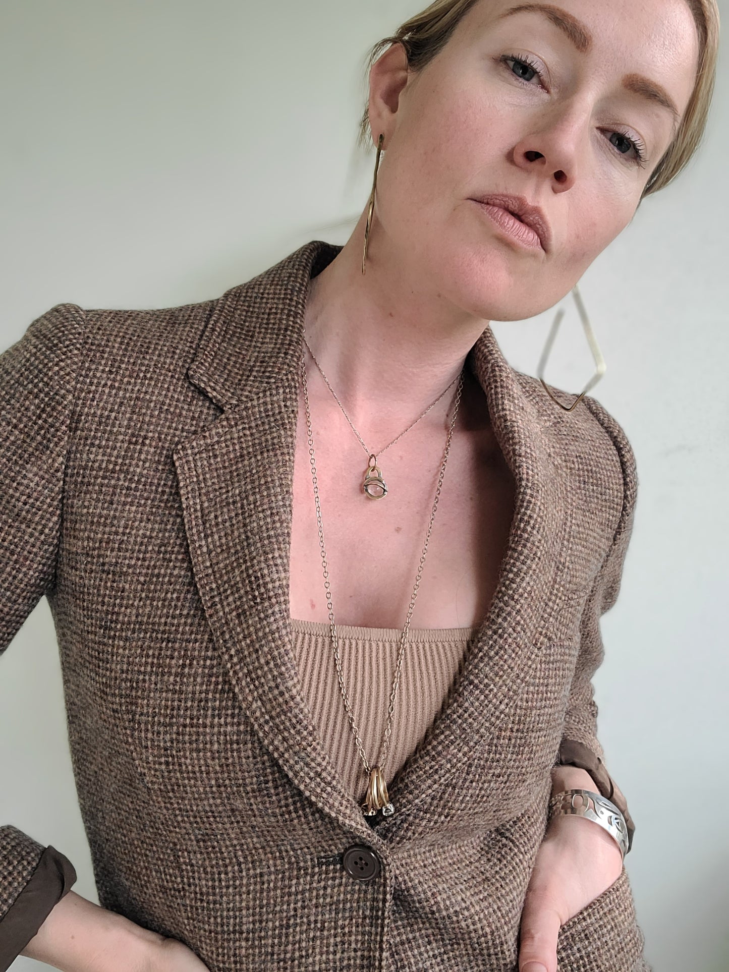The Tweedy Bird Vintage 70s Womens Blazer S