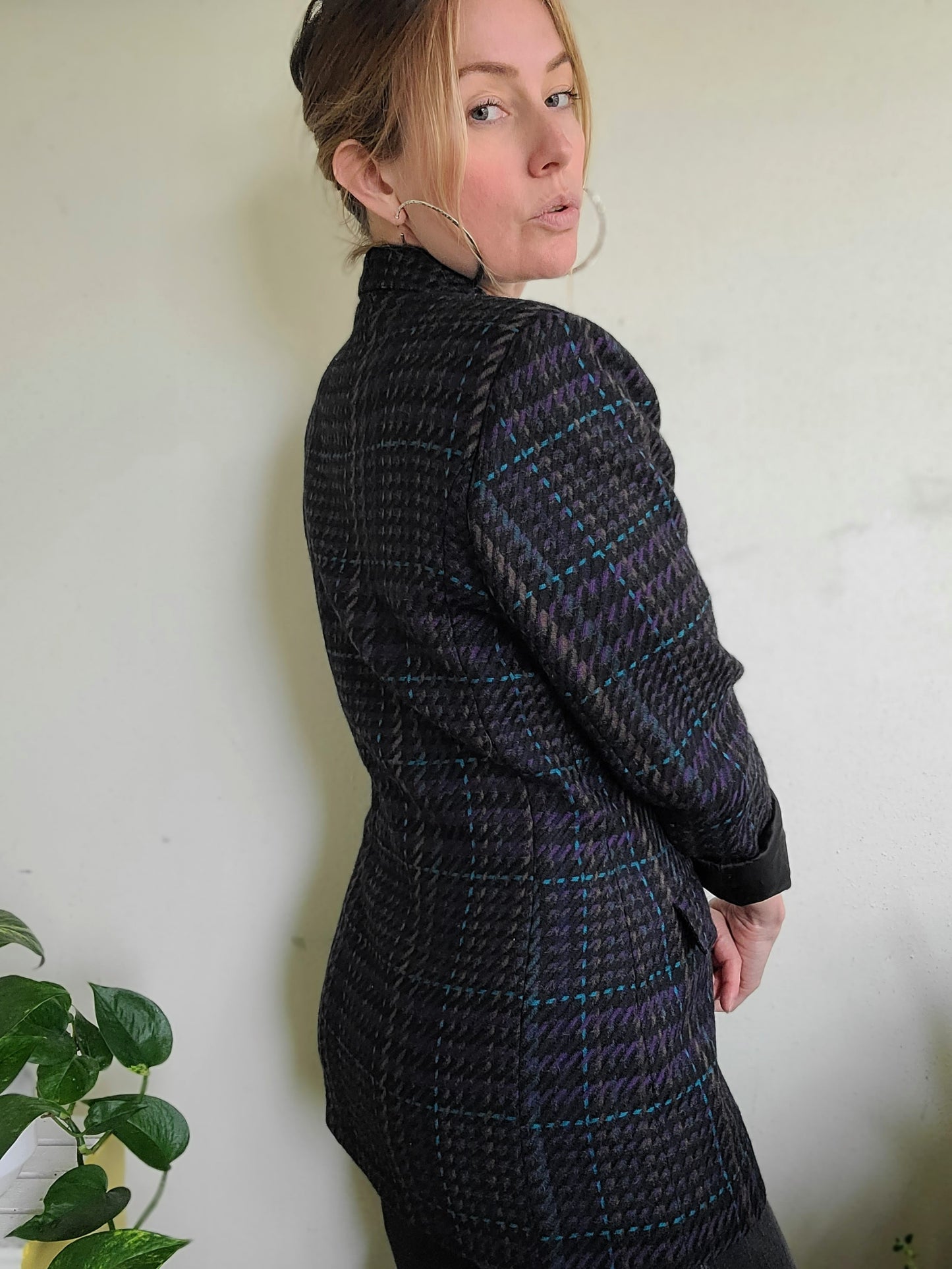 The Coco Vintage 80s Double Breasted Wool Blazer M