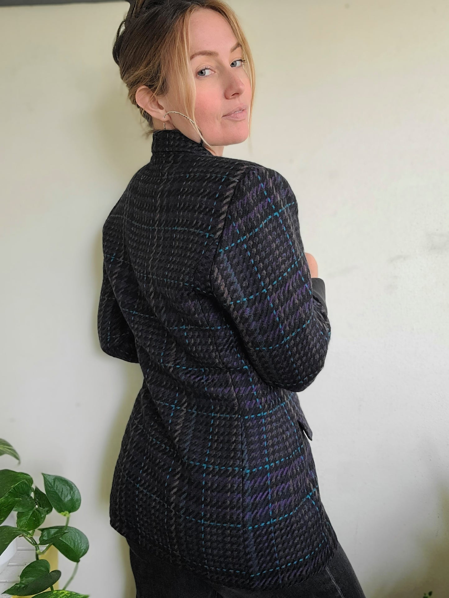 The Coco Vintage 80s Double Breasted Wool Blazer M