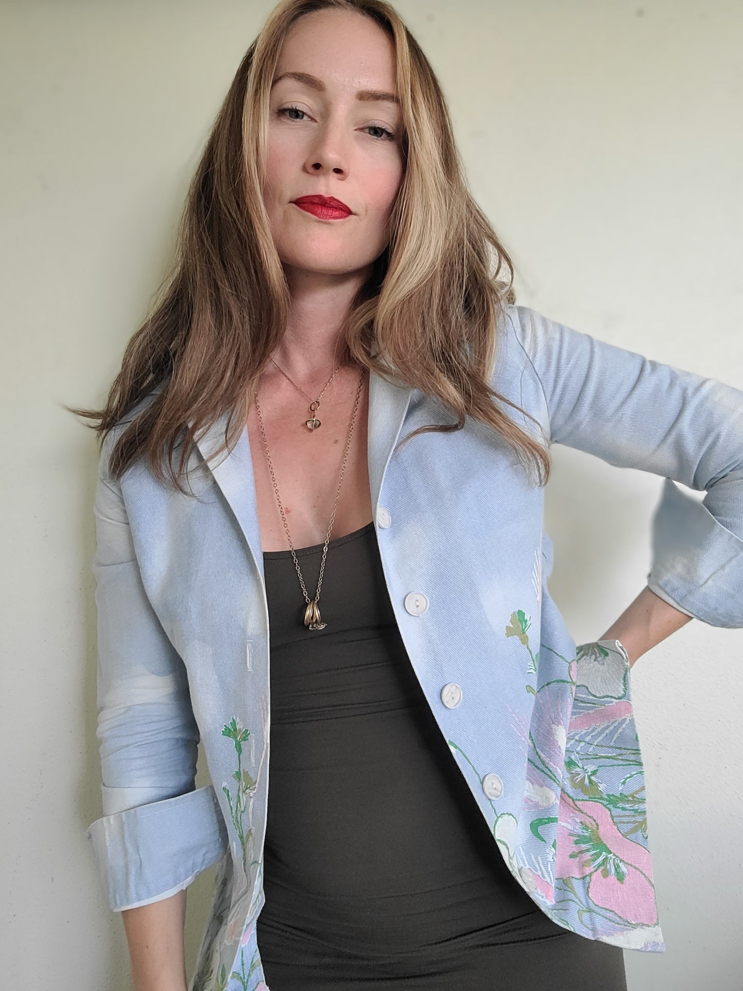The Shelly Vintage 1960s Handpainted Shirt Jacket by Levoy's M
