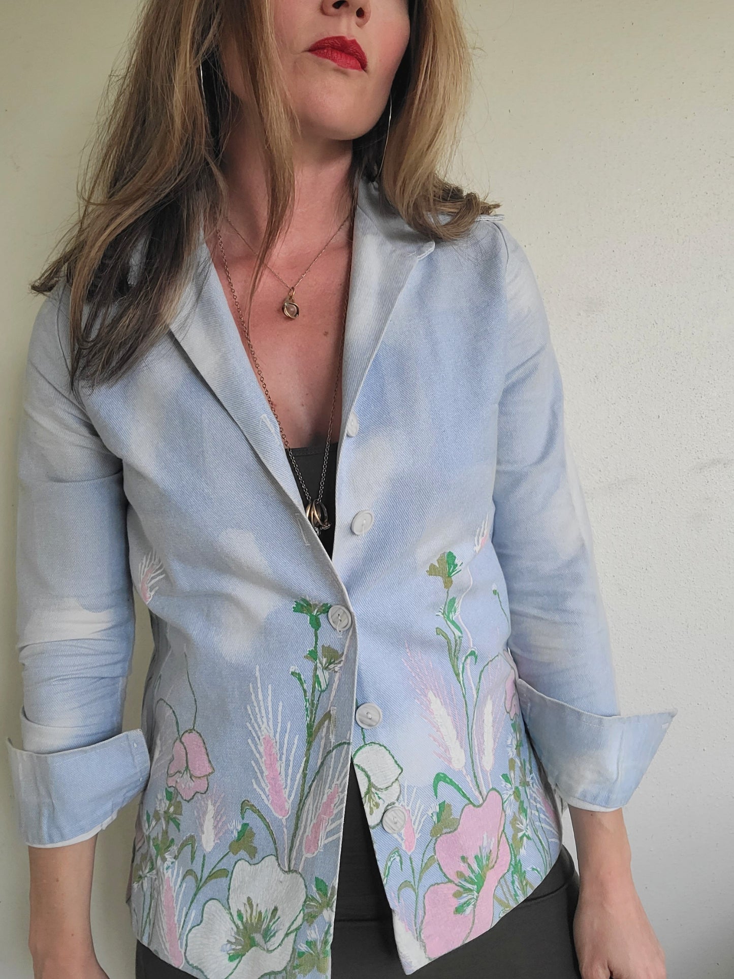 The Shelly Vintage 1960s Handpainted Shirt Jacket by Levoy's M