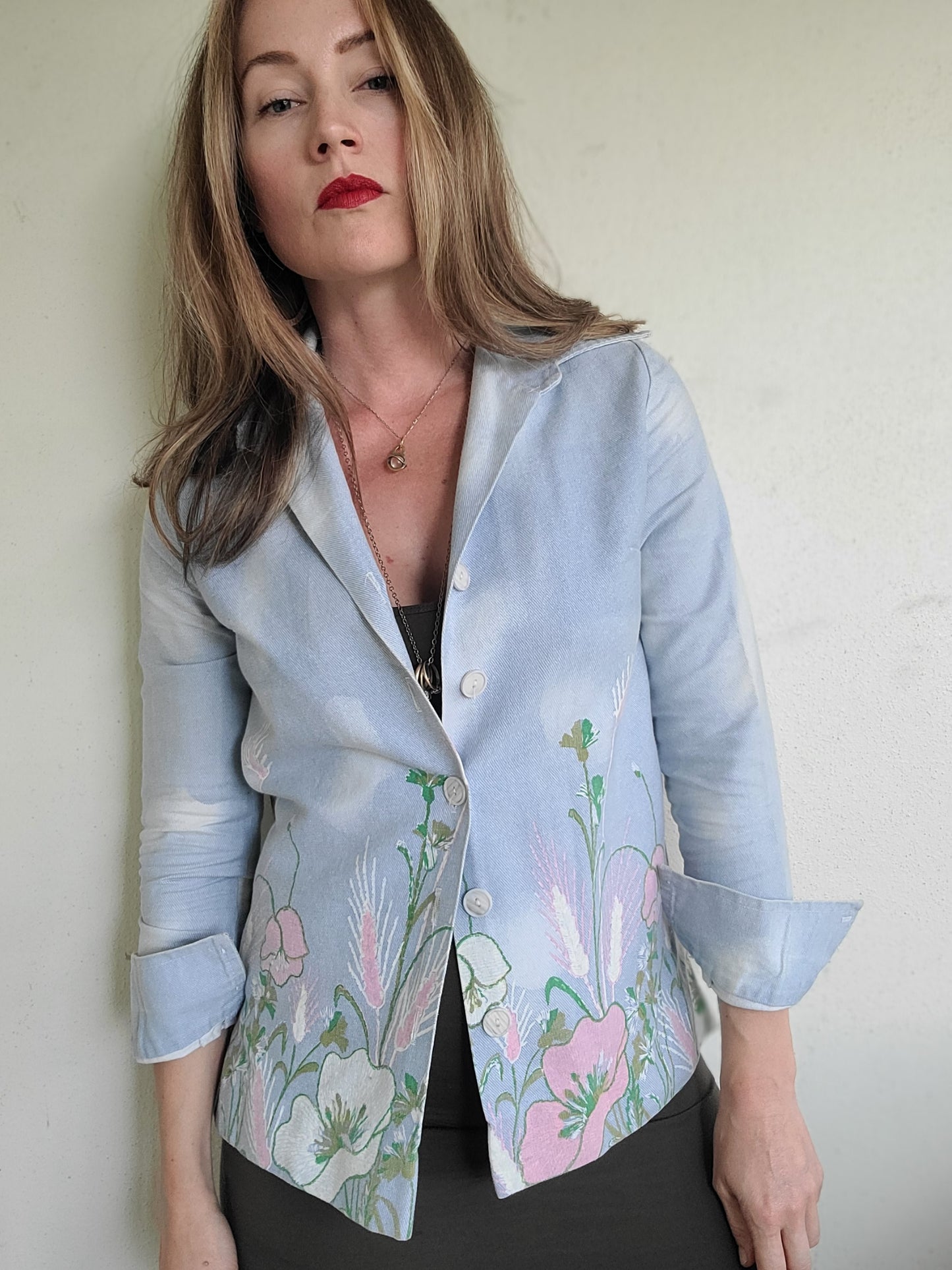 The Shelly Vintage 1960s Handpainted Shirt Jacket by Levoy's M