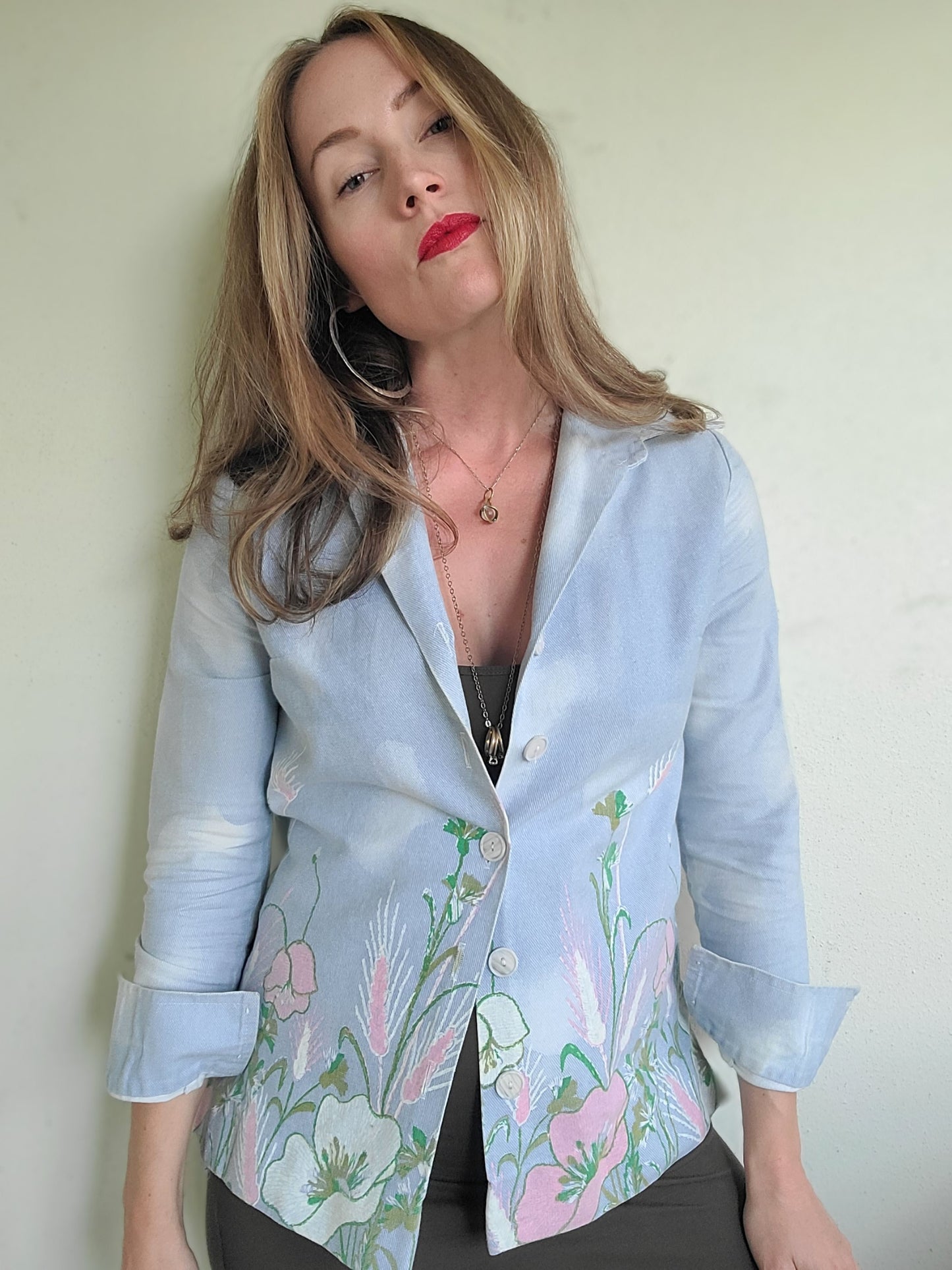The Shelly Vintage 1960s Handpainted Shirt Jacket by Levoy's M