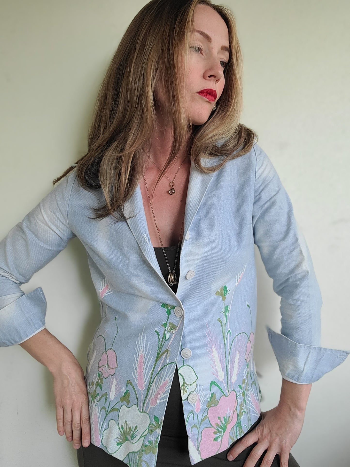 The Shelly Vintage 1960s Handpainted Shirt Jacket by Levoy's M