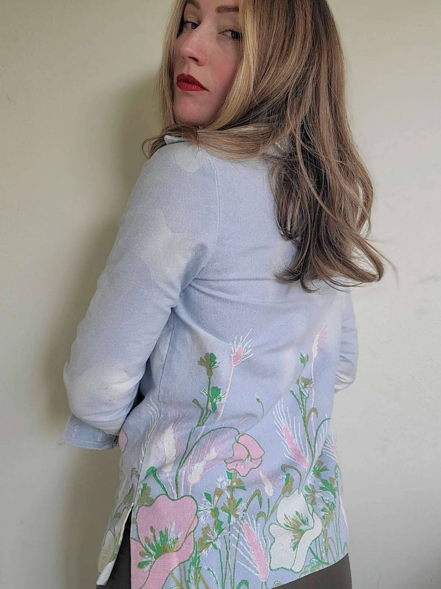 The Shelly Vintage 1960s Handpainted Shirt Jacket by Levoy's M