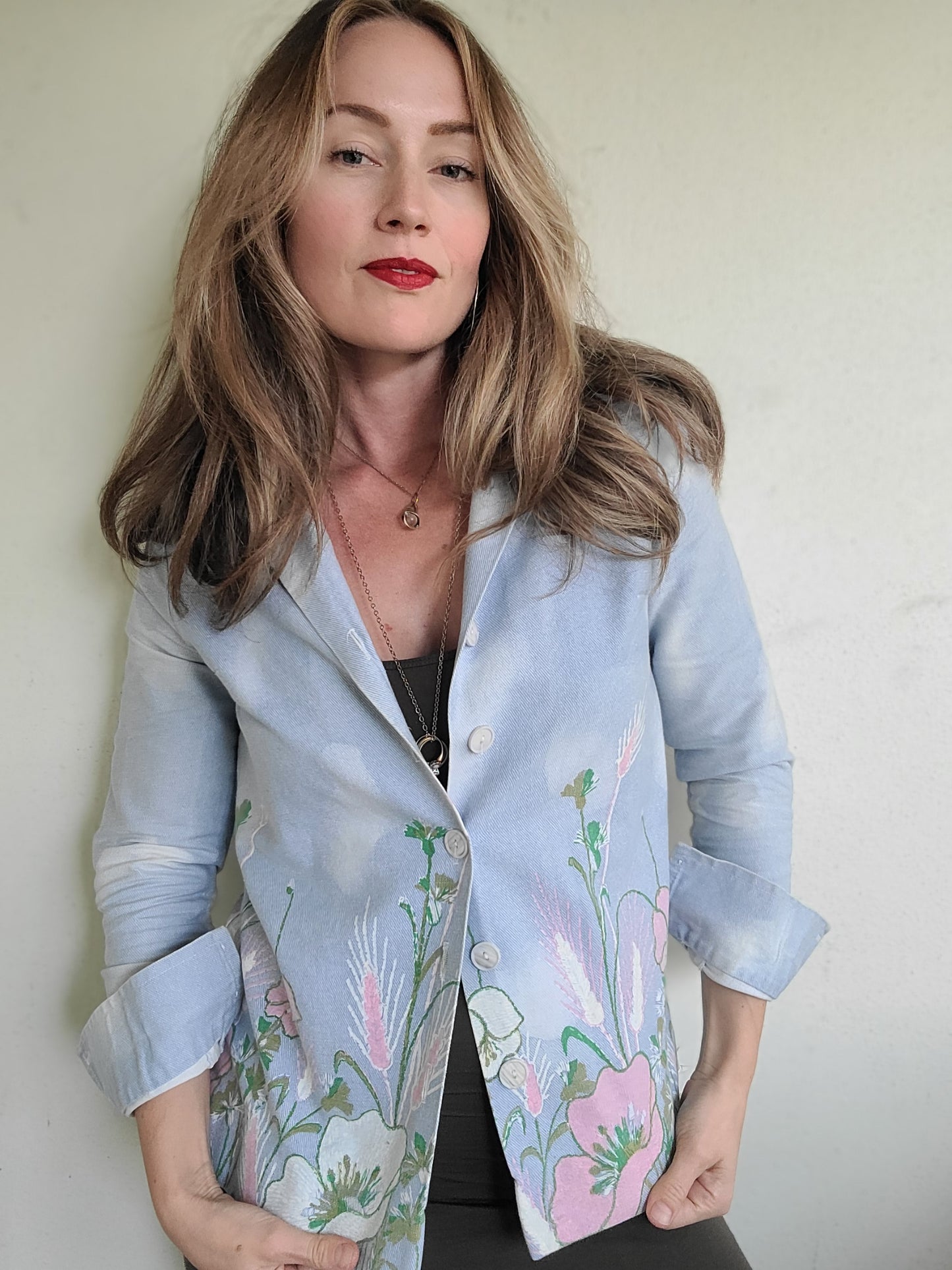 The Shelly Vintage 1960s Handpainted Shirt Jacket by Levoy's M