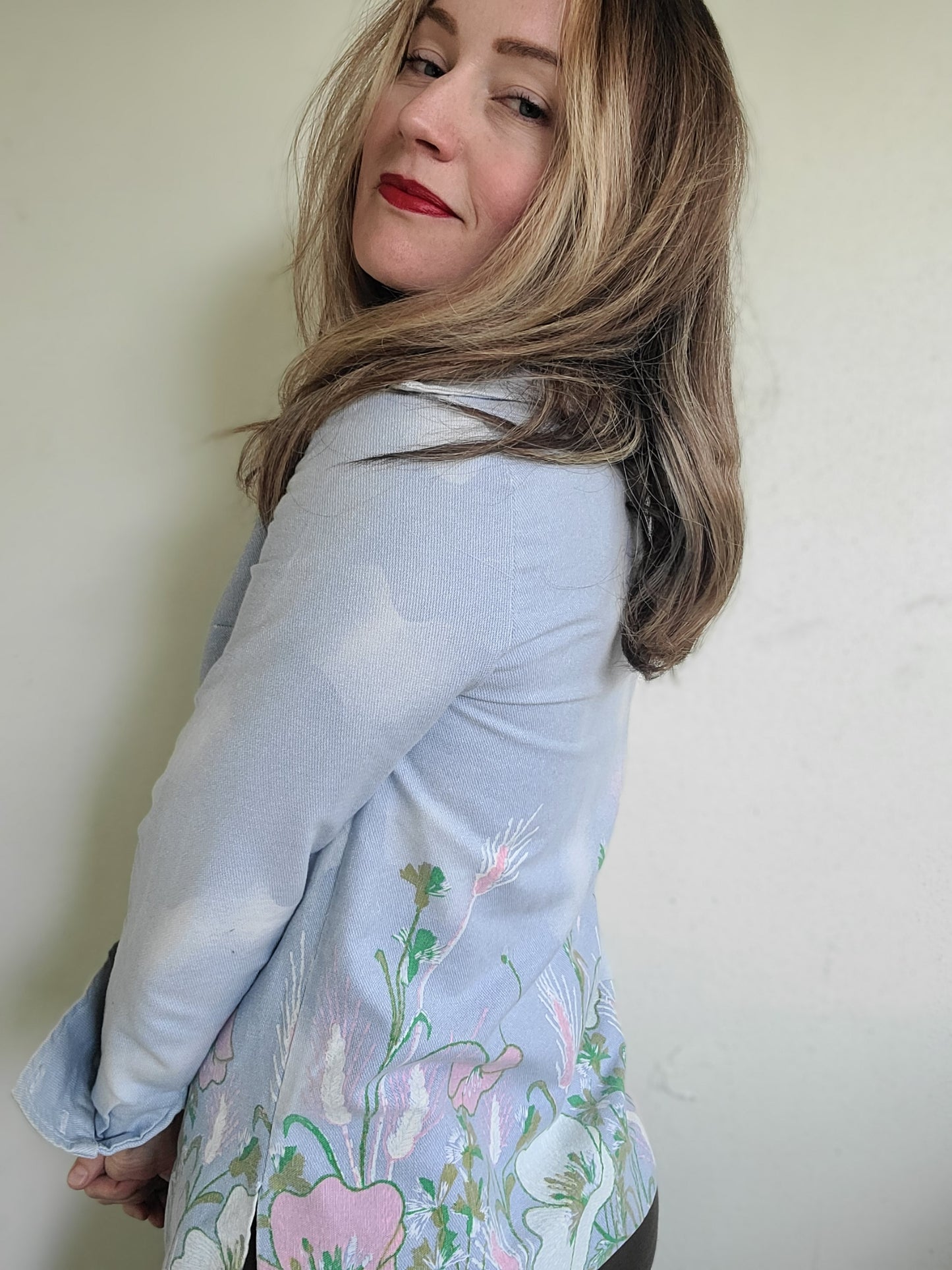 The Shelly Vintage 1960s Handpainted Shirt Jacket by Levoy's M
