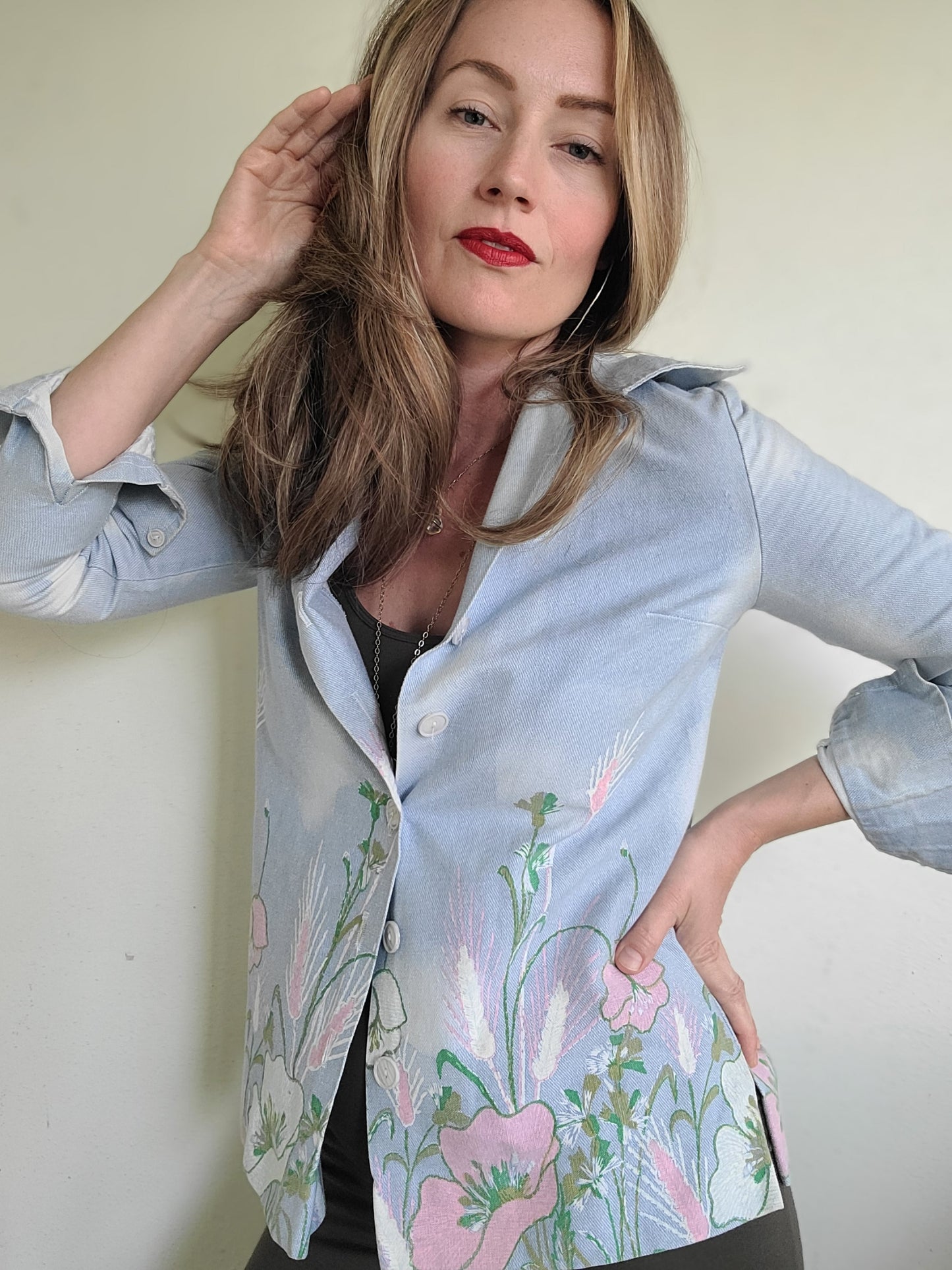 The Shelly Vintage 1960s Handpainted Shirt Jacket by Levoy's M
