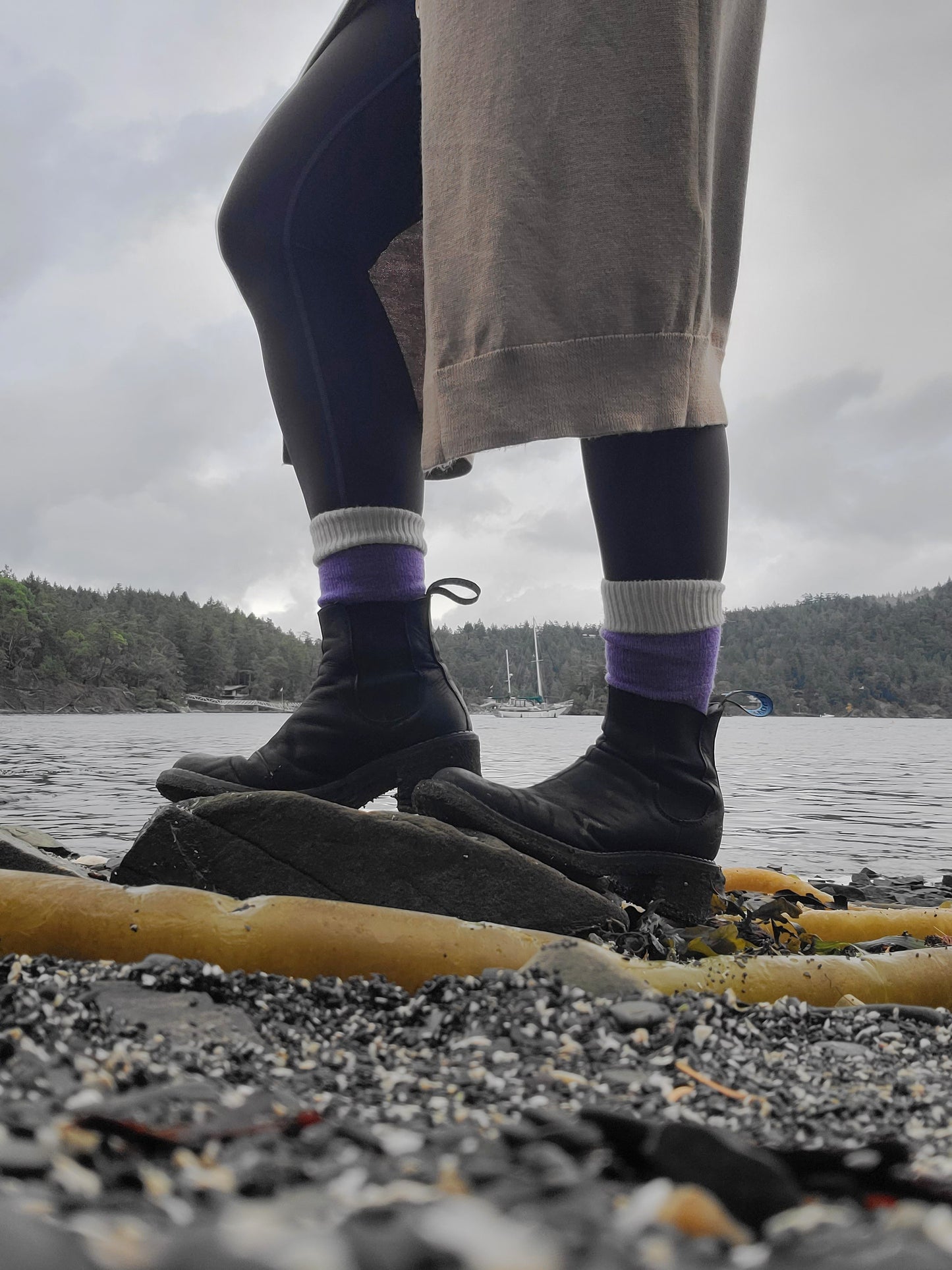 The GoodLazy Merino Wool Hiking Sock - Lavender