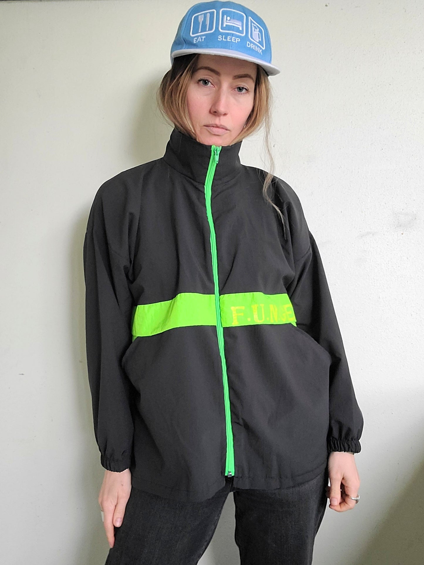 F.U.N. Gear Vintage 90s Windbreaker M-L