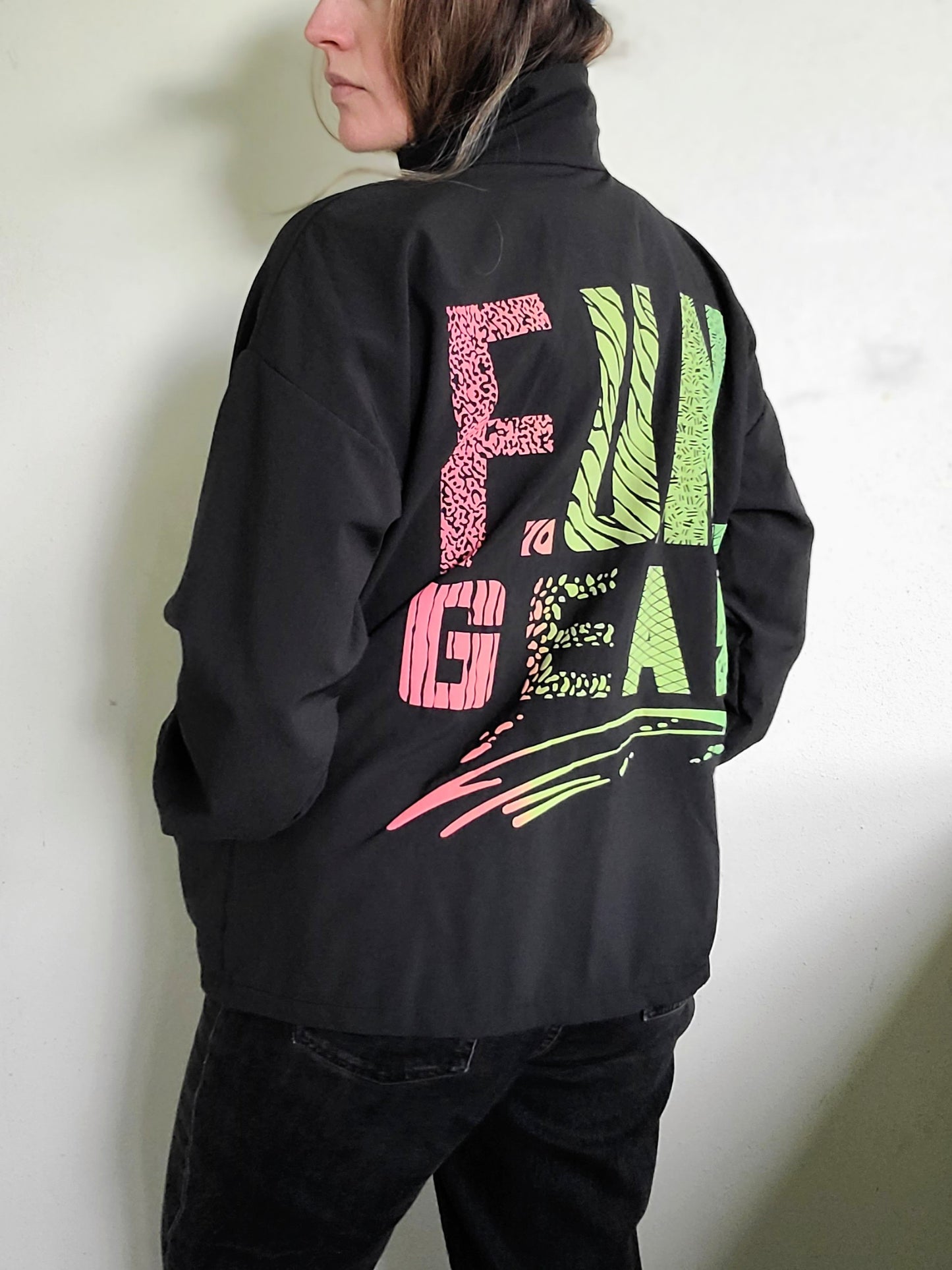 F.U.N. Gear Vintage 90s Windbreaker M-L
