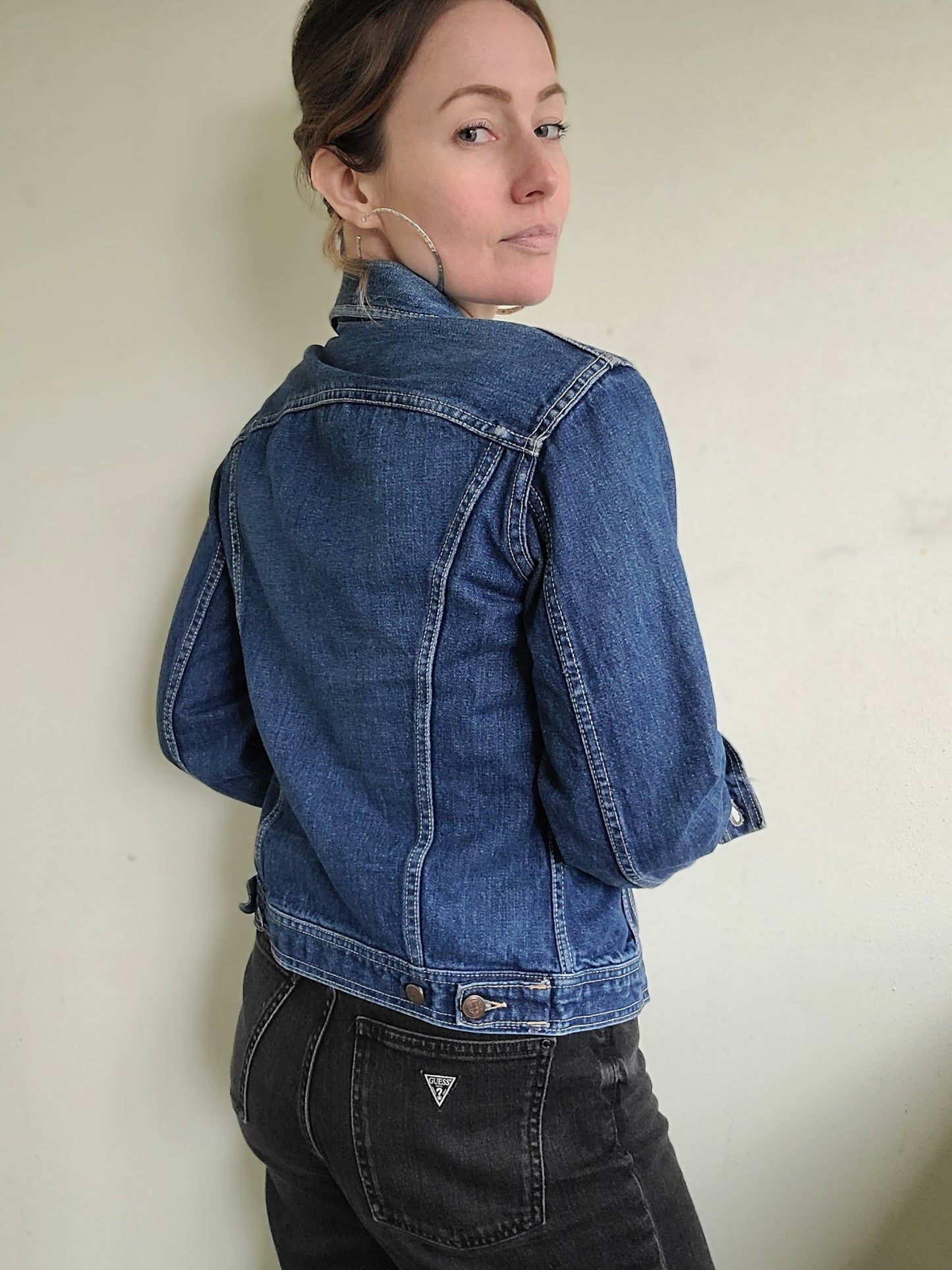 The Inigo Vintage Denim Jacket By US Top M