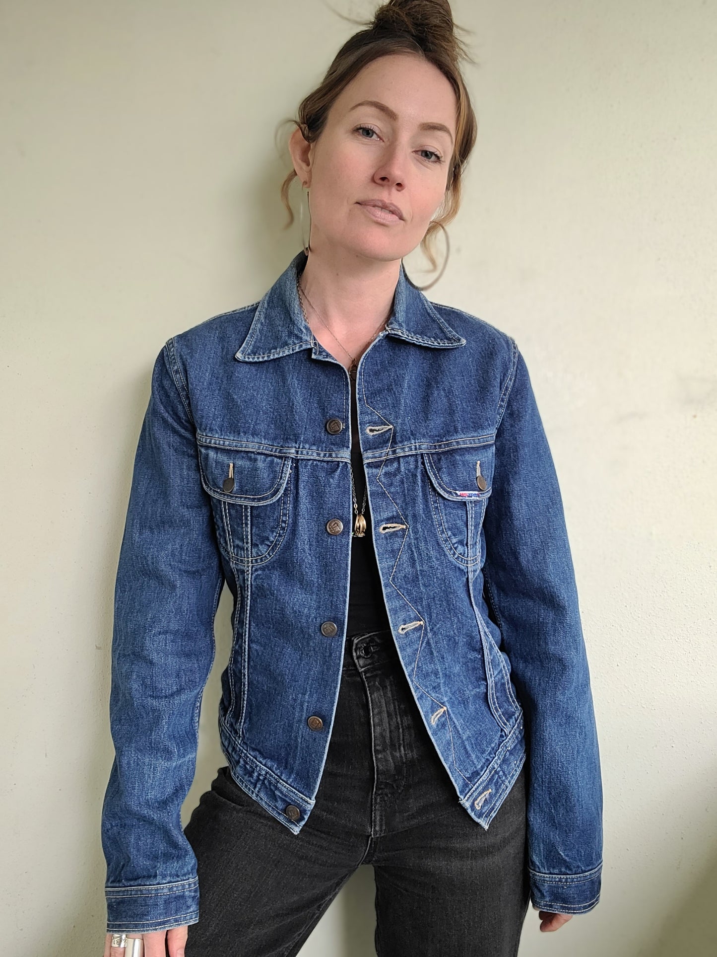 The Inigo Vintage Denim Jacket By US Top M