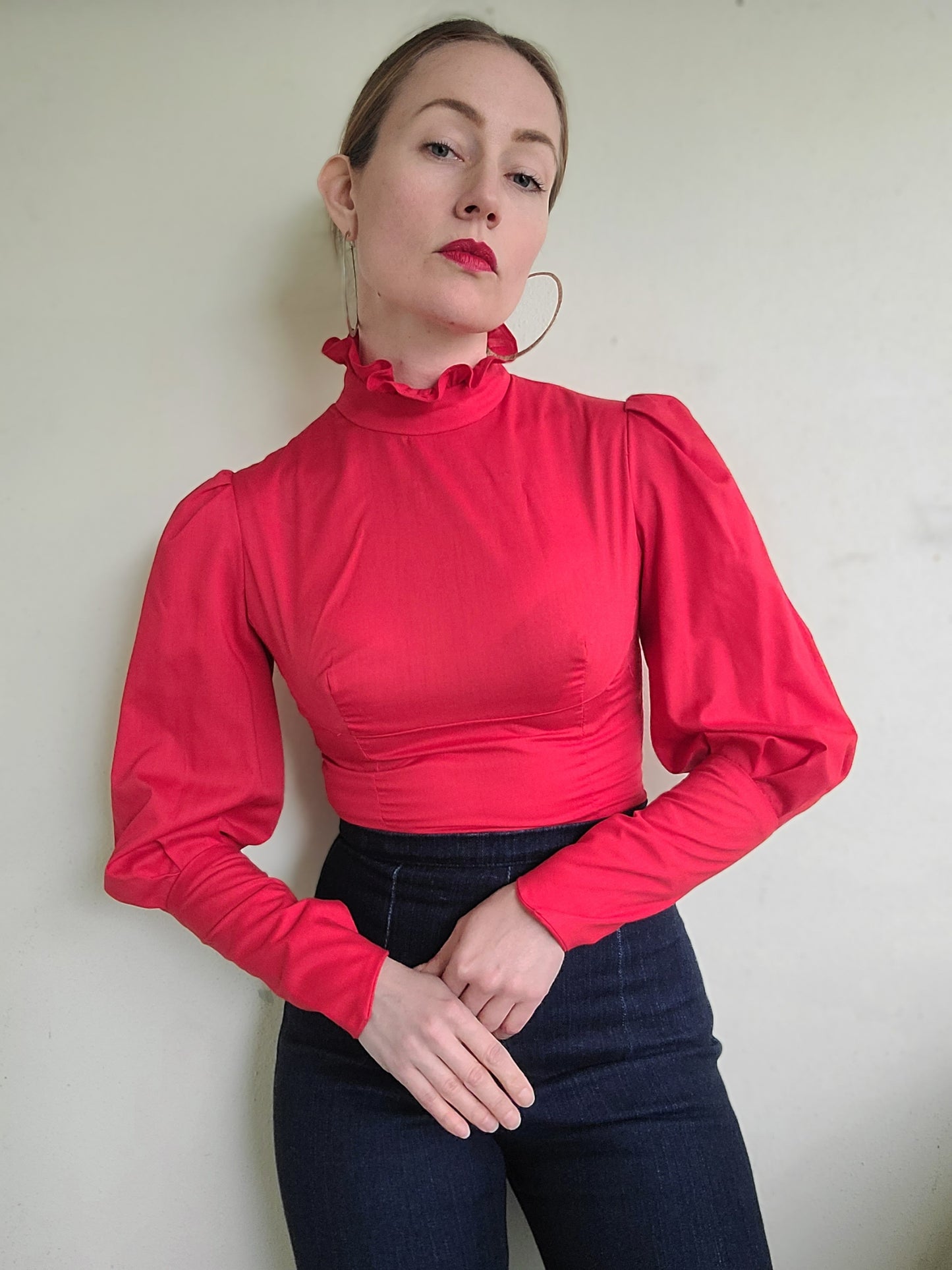The Rockabilly Princess Handmade Vintage Blouse XS