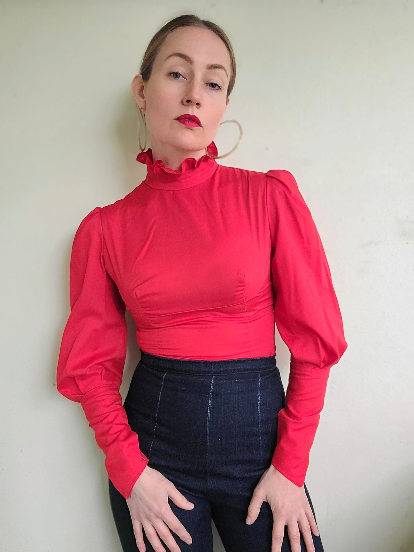 The Rockabilly Princess Handmade Vintage Blouse XS