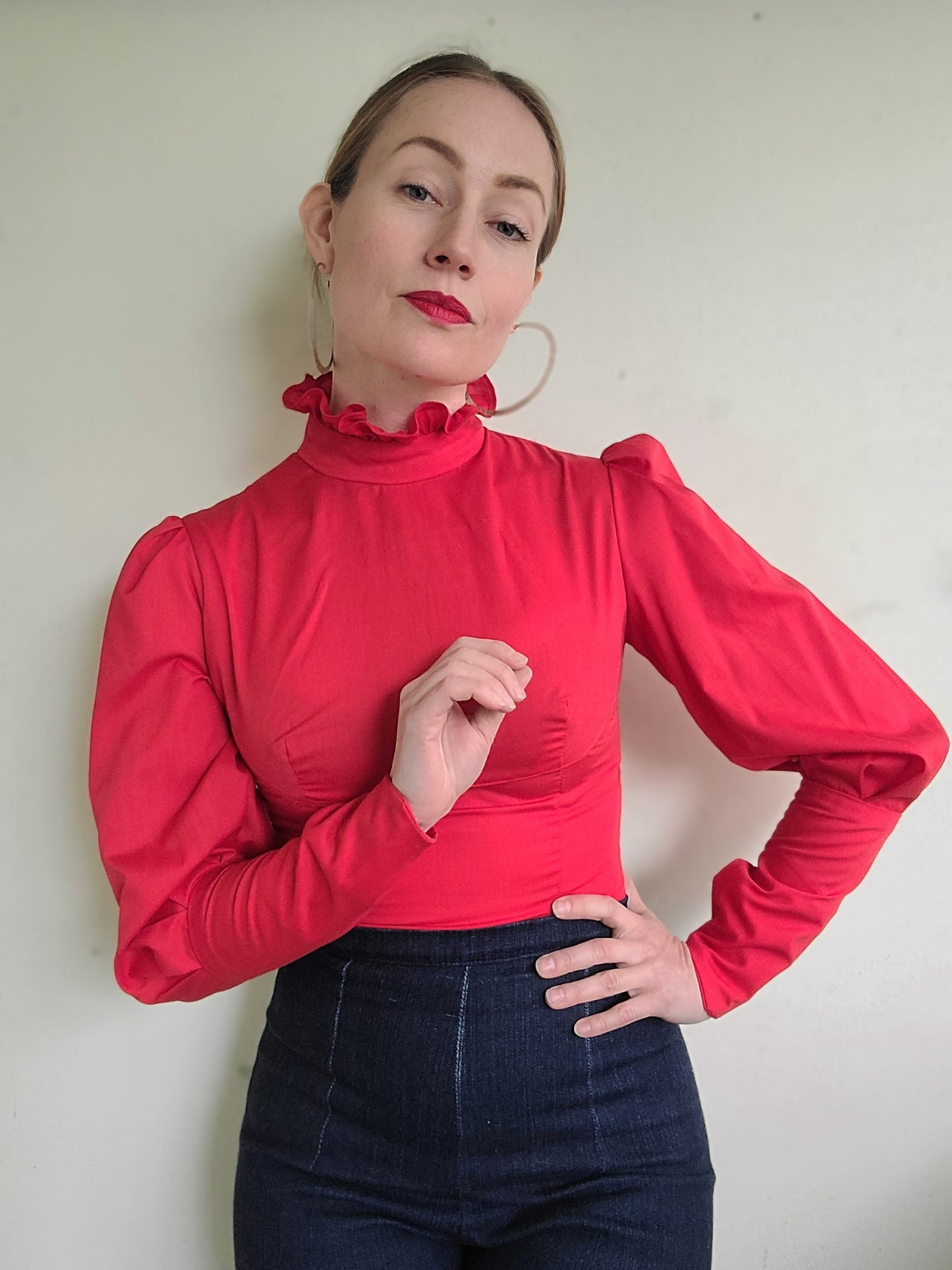 The Rockabilly Princess Handmade Vintage Blouse XS