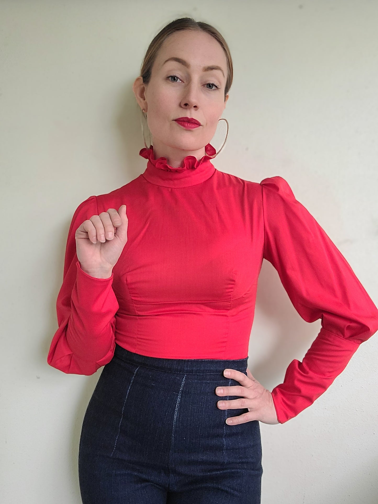 The Rockabilly Princess Handmade Vintage Blouse XS
