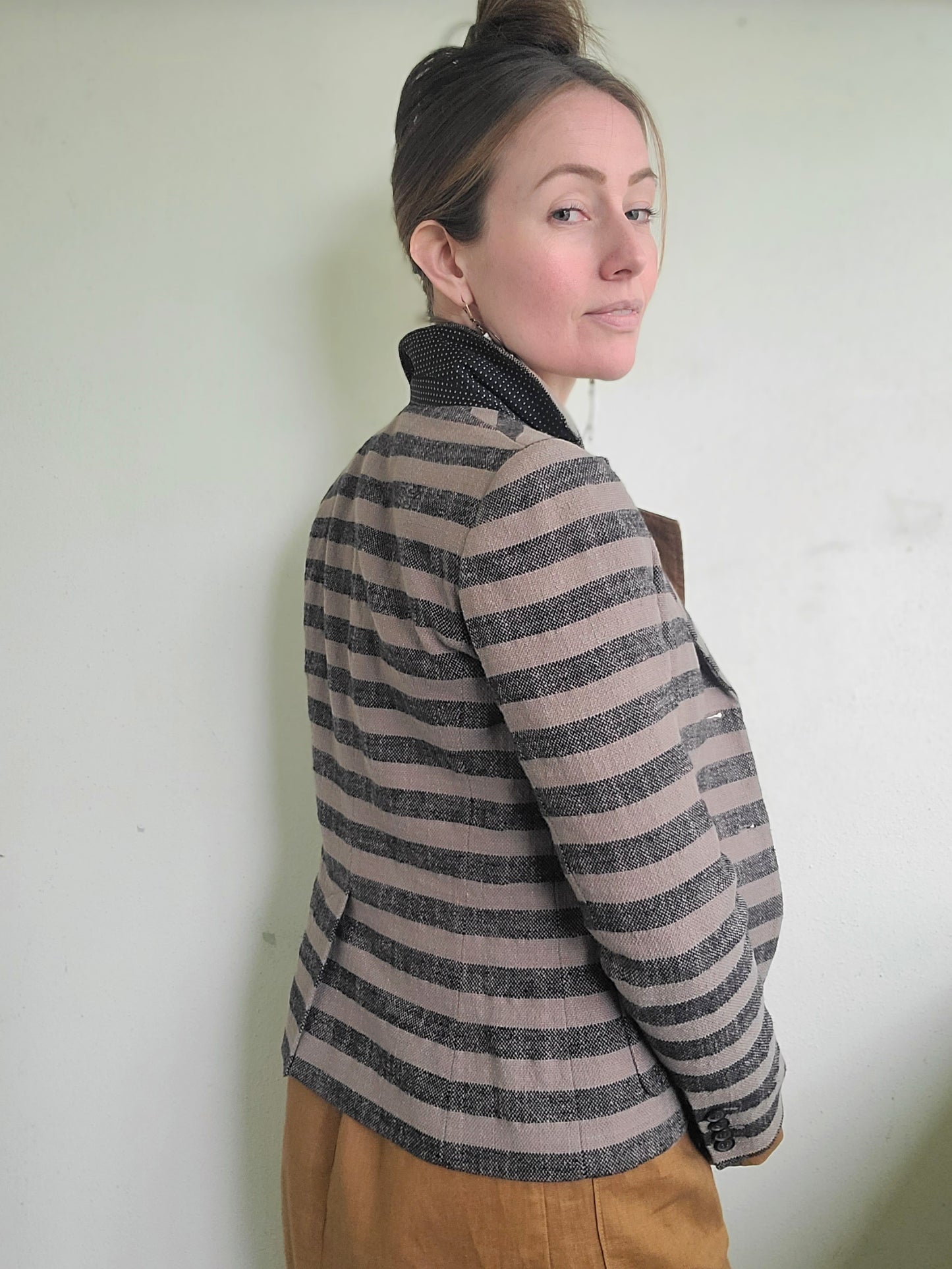 The Jigsaw Textured Cotton Linen Blazer XS