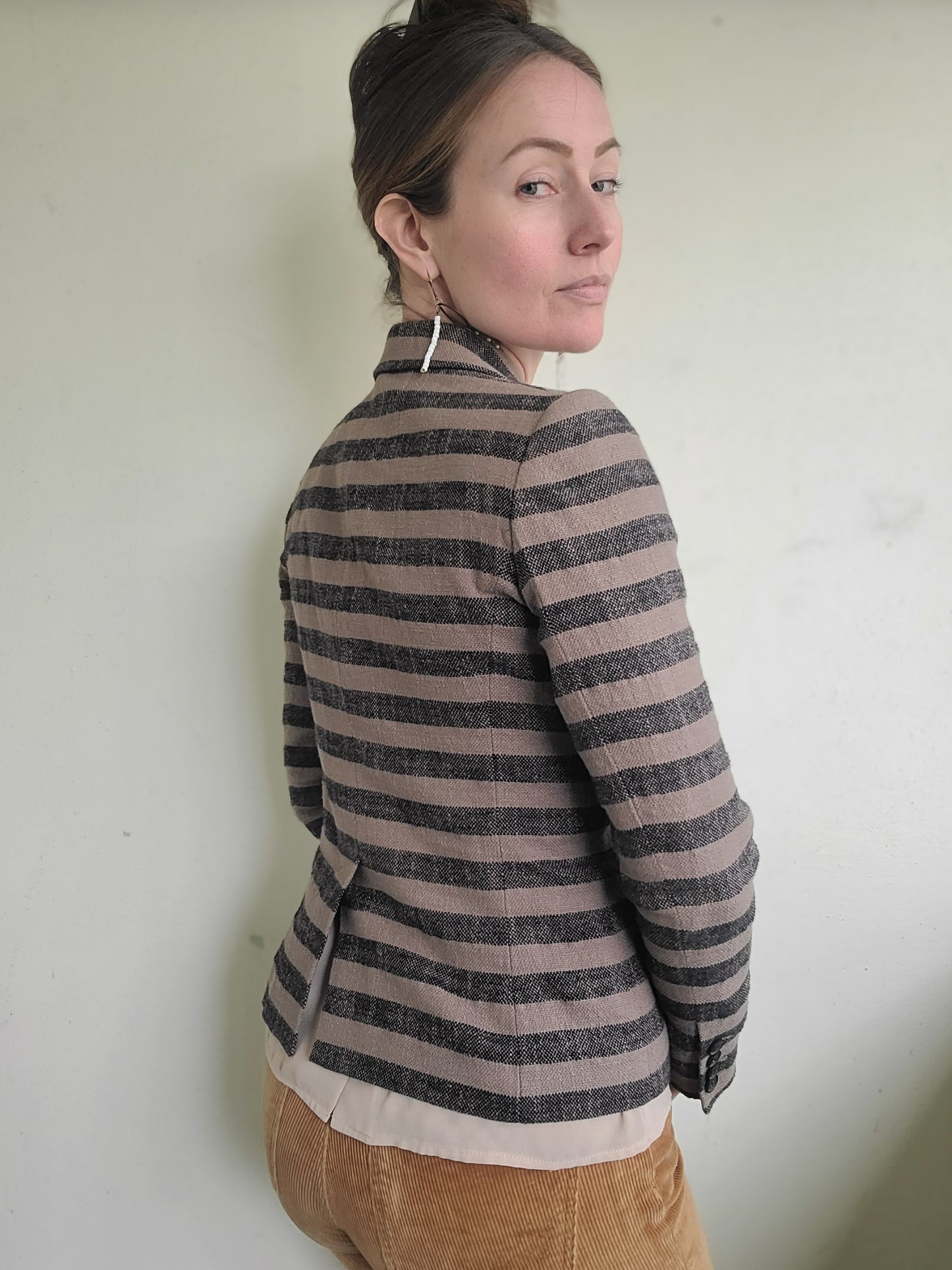 The Jigsaw Textured Cotton Linen Blazer XS