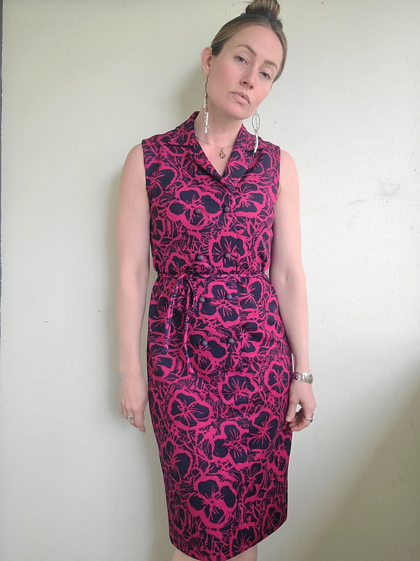 The Horrockses 1950s Vintage Dress M