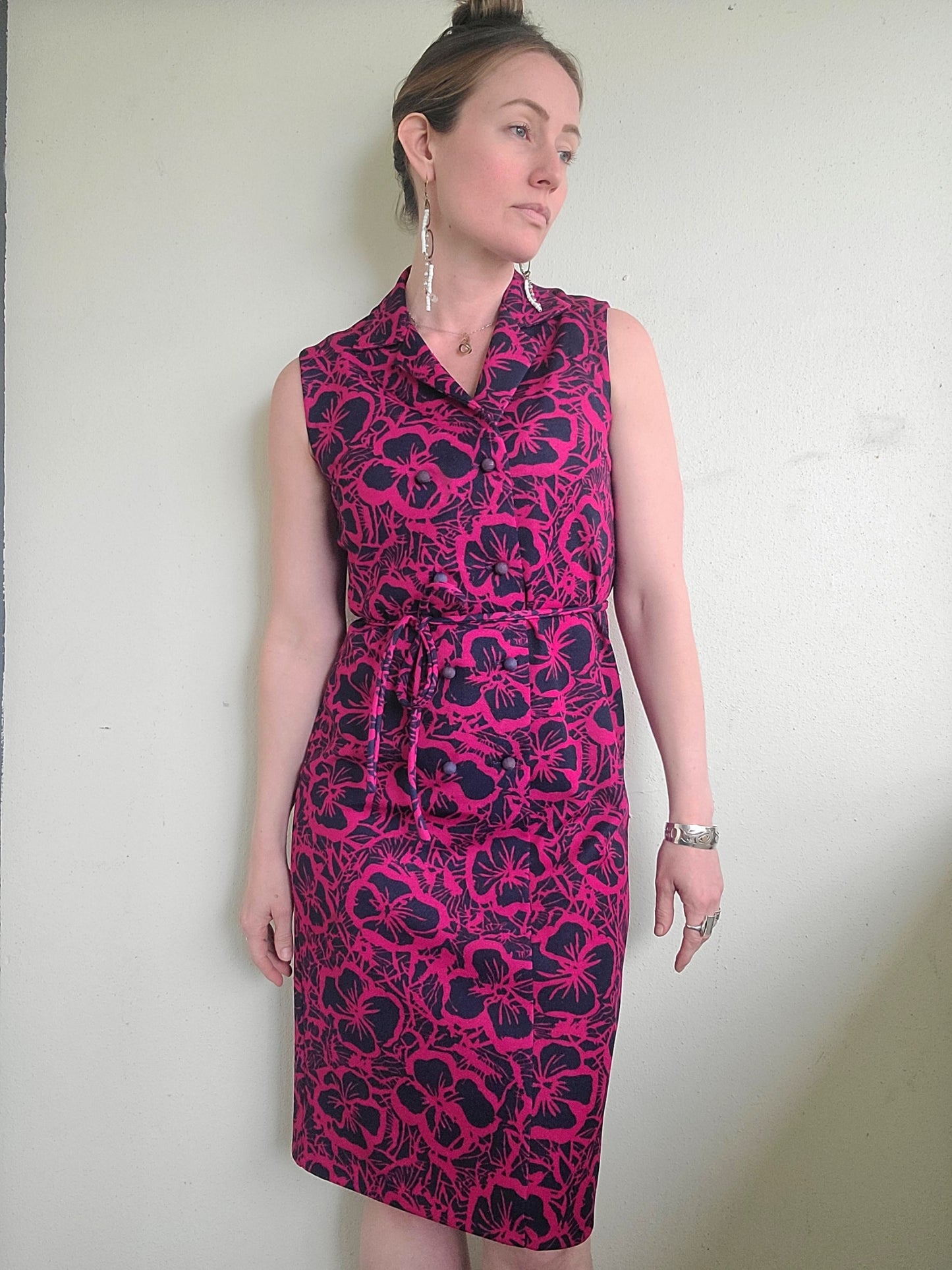 The Horrockses 1950s Vintage Dress M