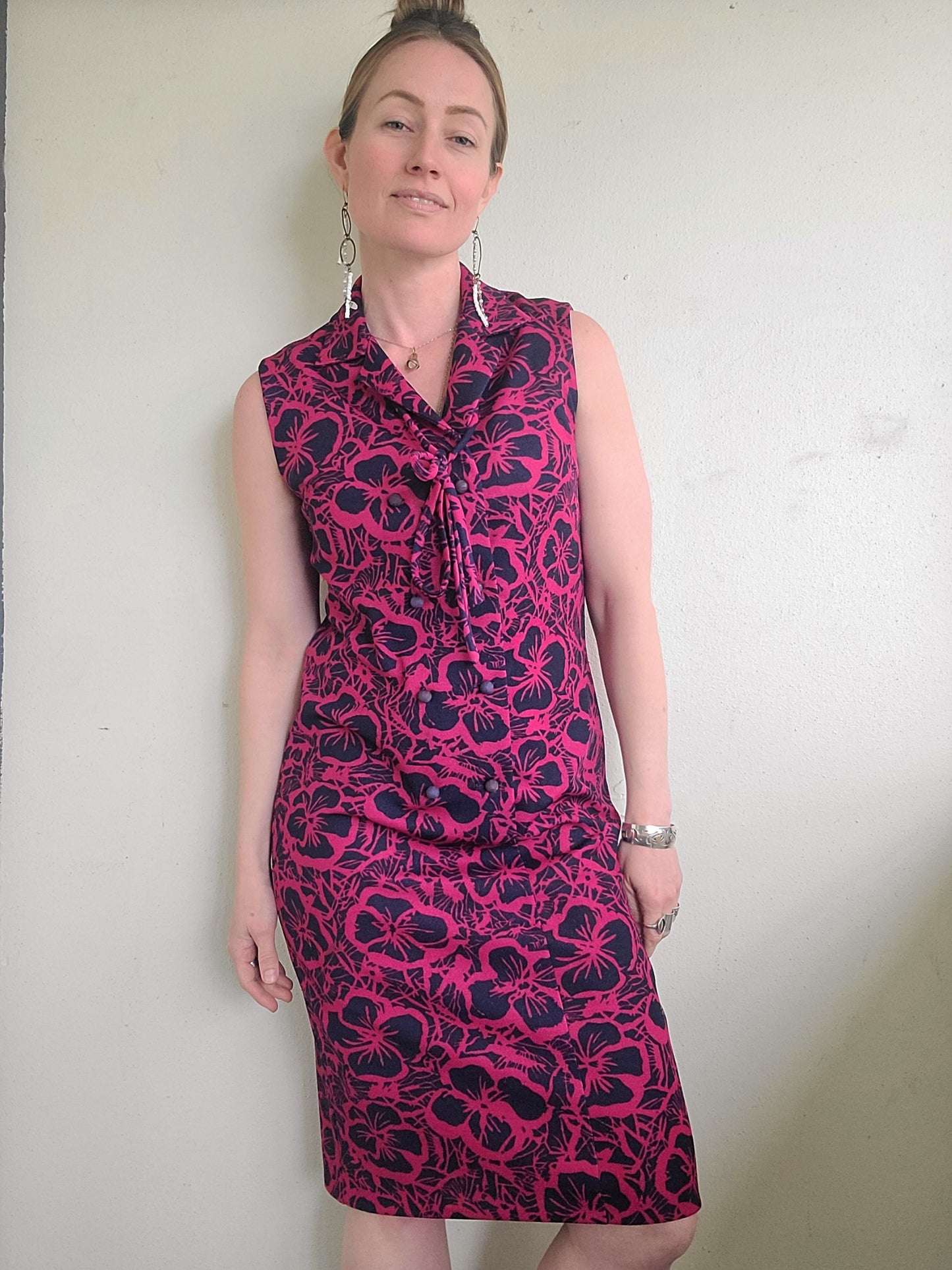 The Horrockses 1950s Vintage Dress M