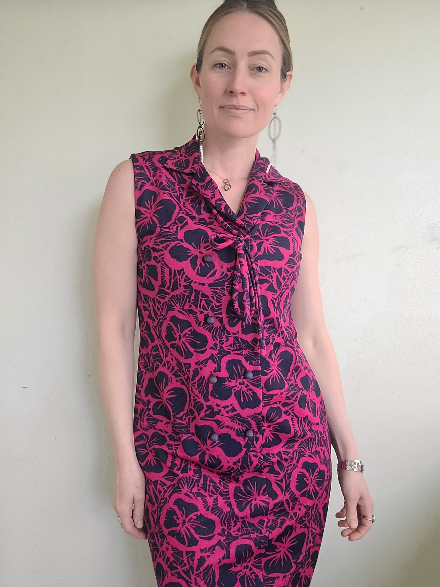The Horrockses 1950s Vintage Dress M