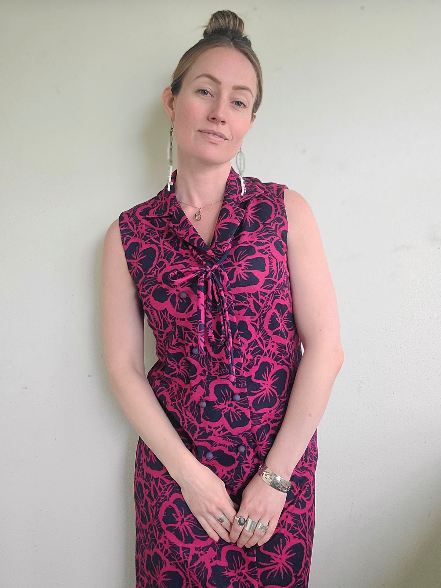 The Horrockses 1950s Vintage Dress M